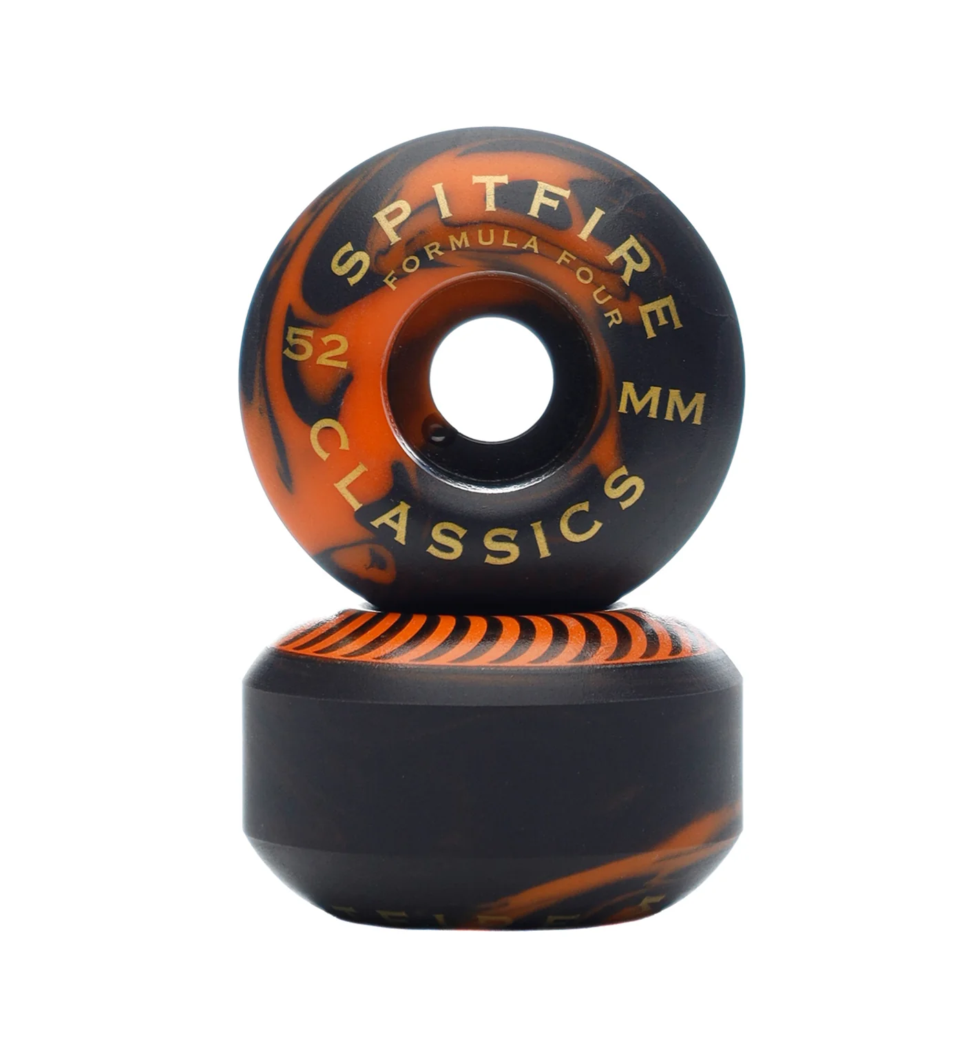 F4 Classic Swirl, Black/Orange - Image 3