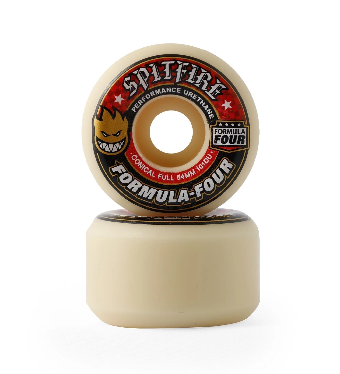 F4 Conical Full 101a, Natural/Red