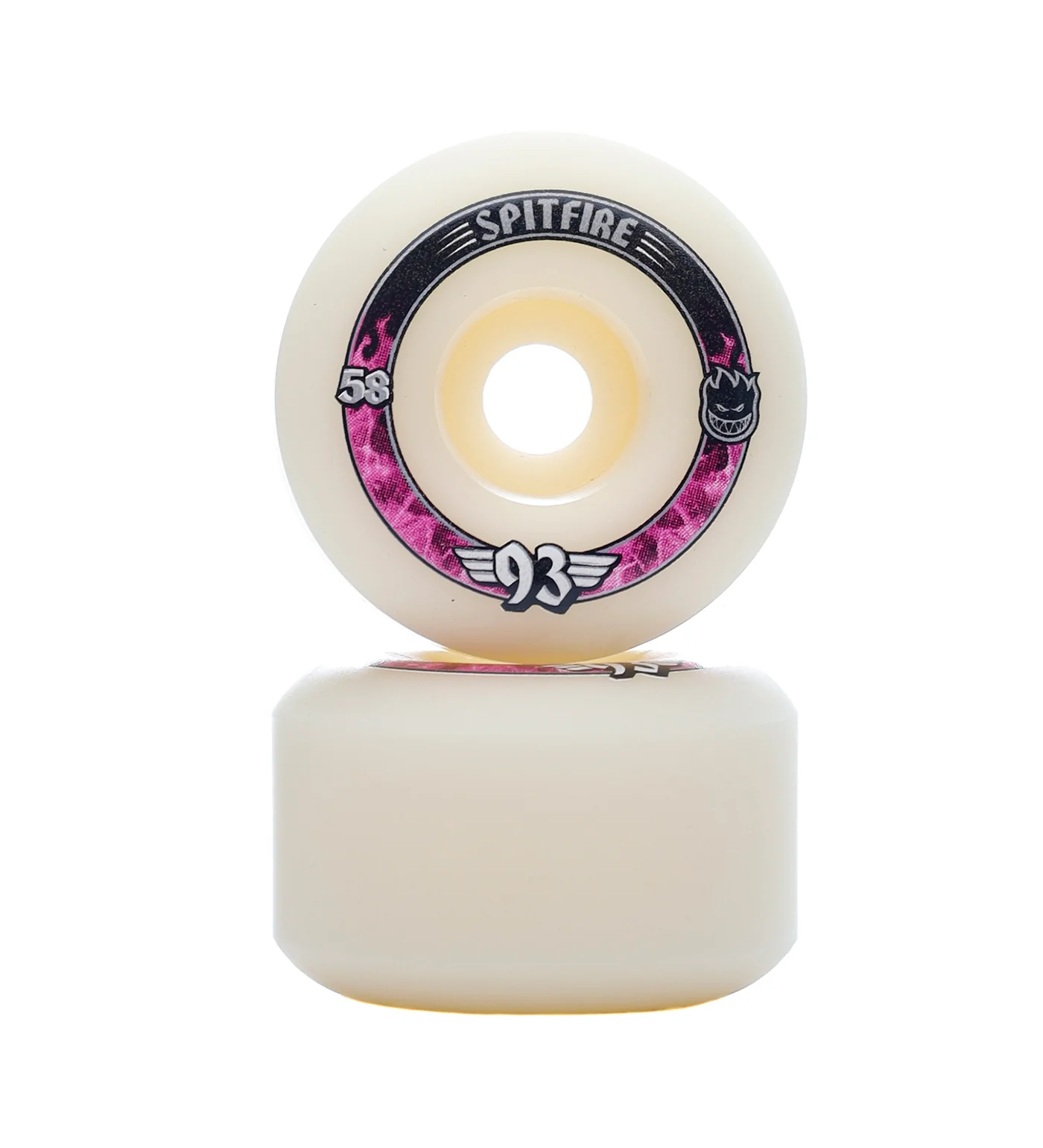 F4 Radials Soft Sliders 93A, White/Pink