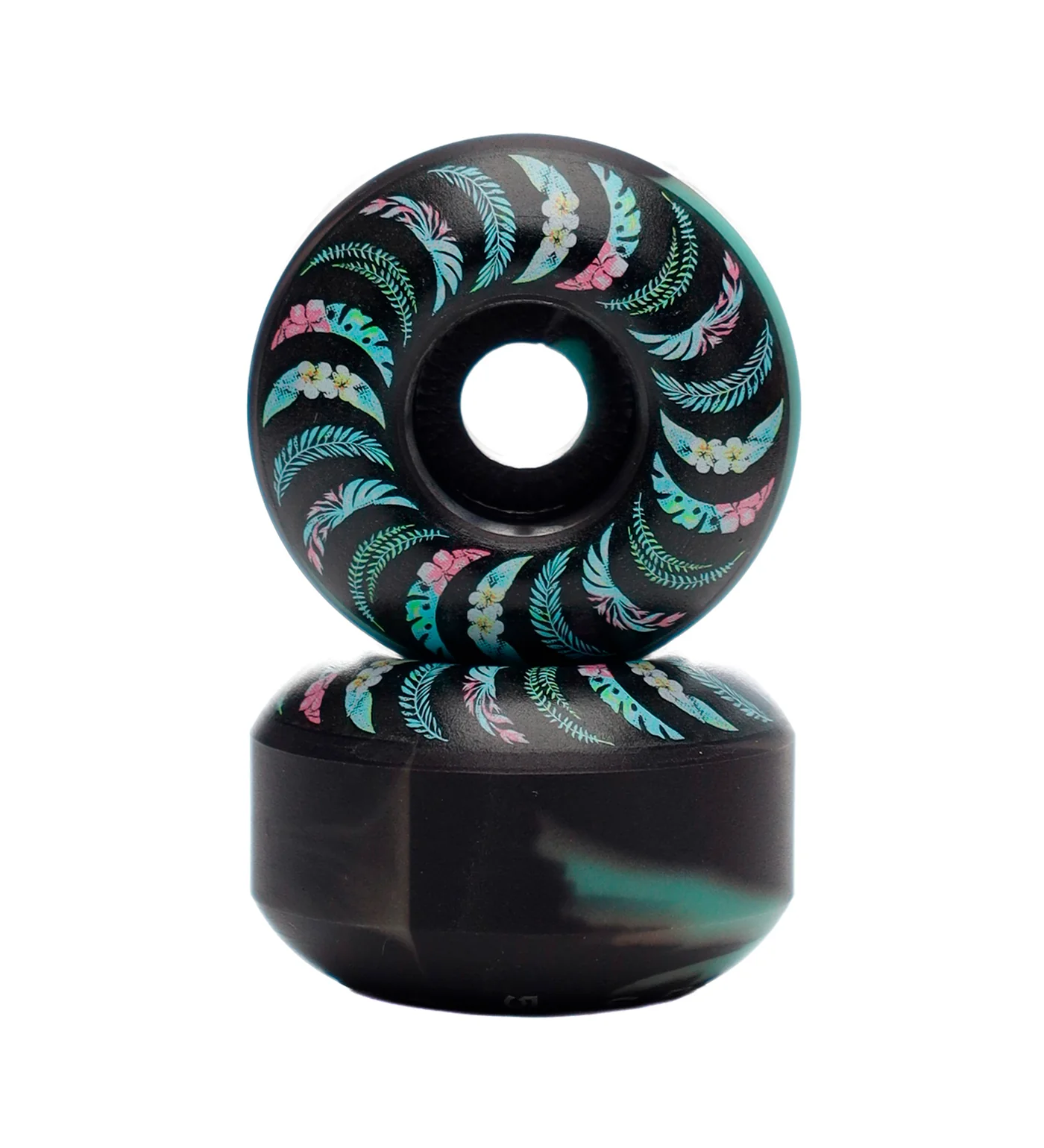 F4 Team Floral Classic 99A, Teal Swirl/Black