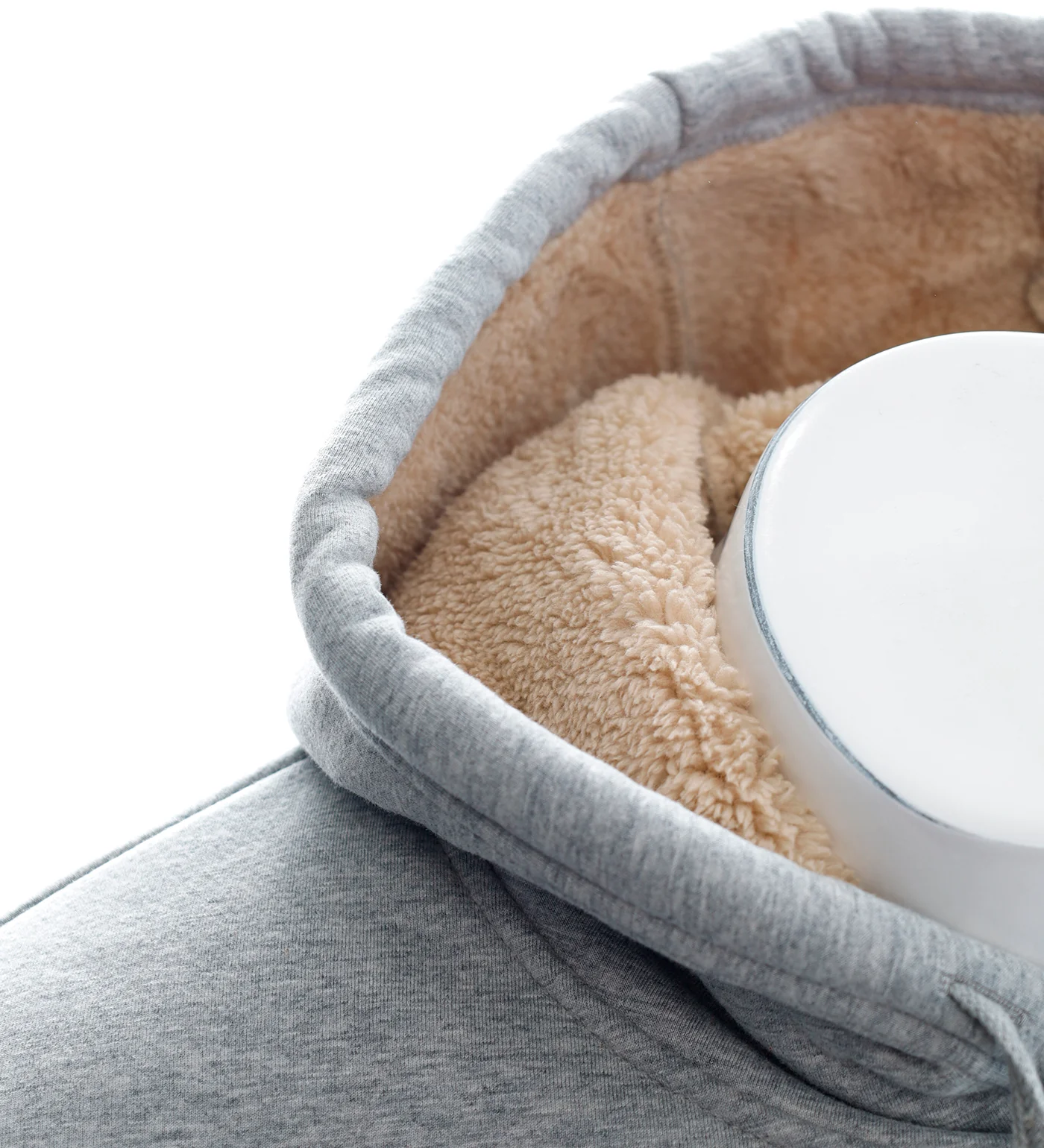 Faux Fur Lining, Athletic Heather - Image 2