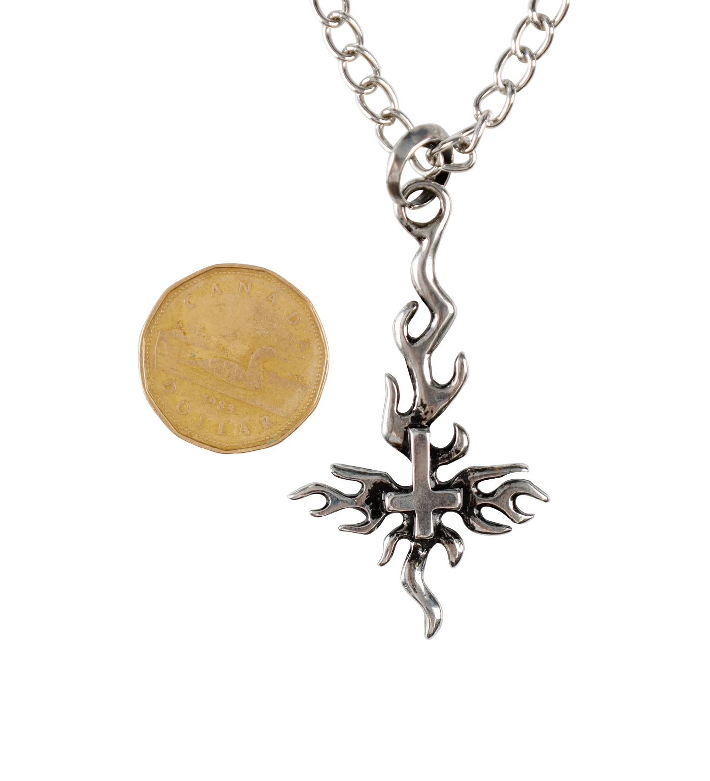 Fire Cross Inverted (2B), Silver - Image 2