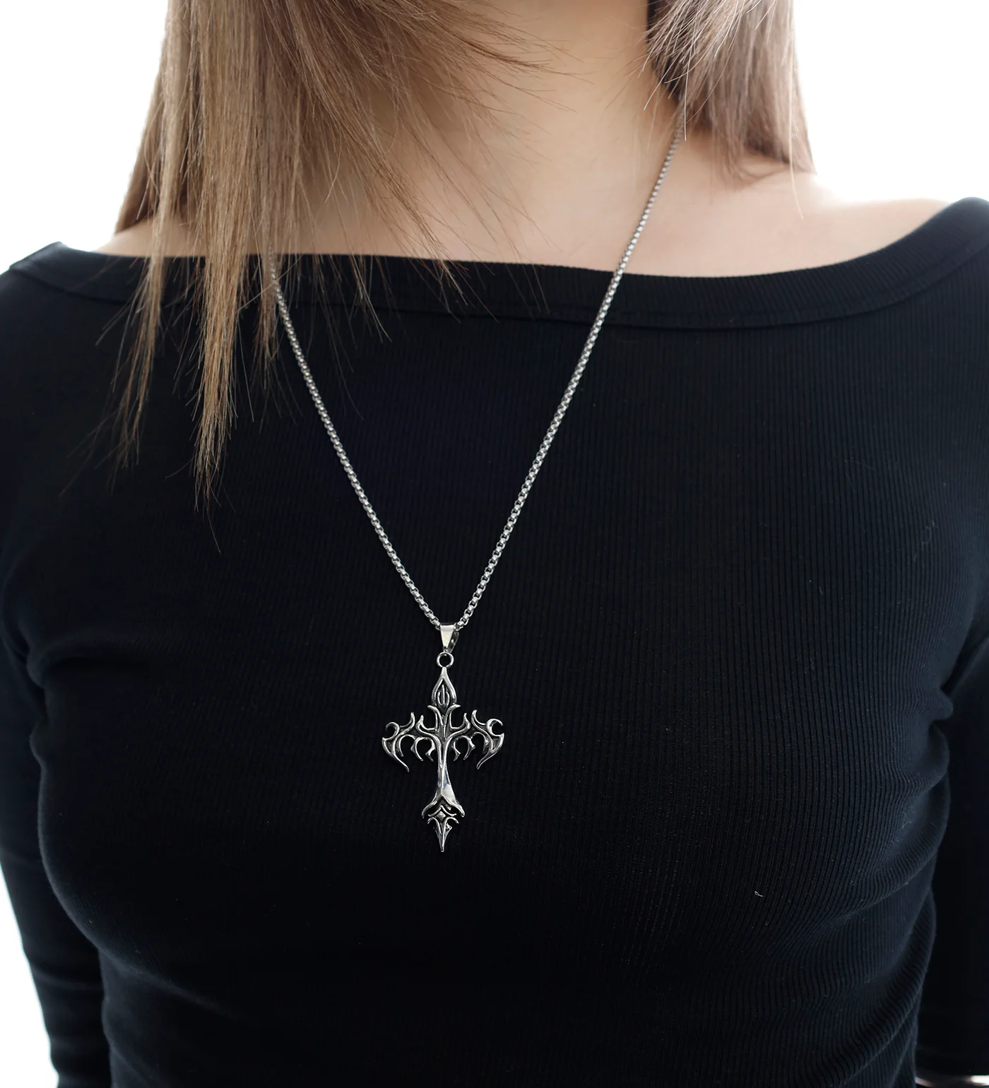 Flame Cross, Silver (2A) - Image 4