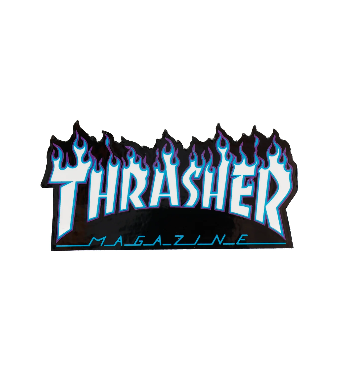 Flame Logo, Blue