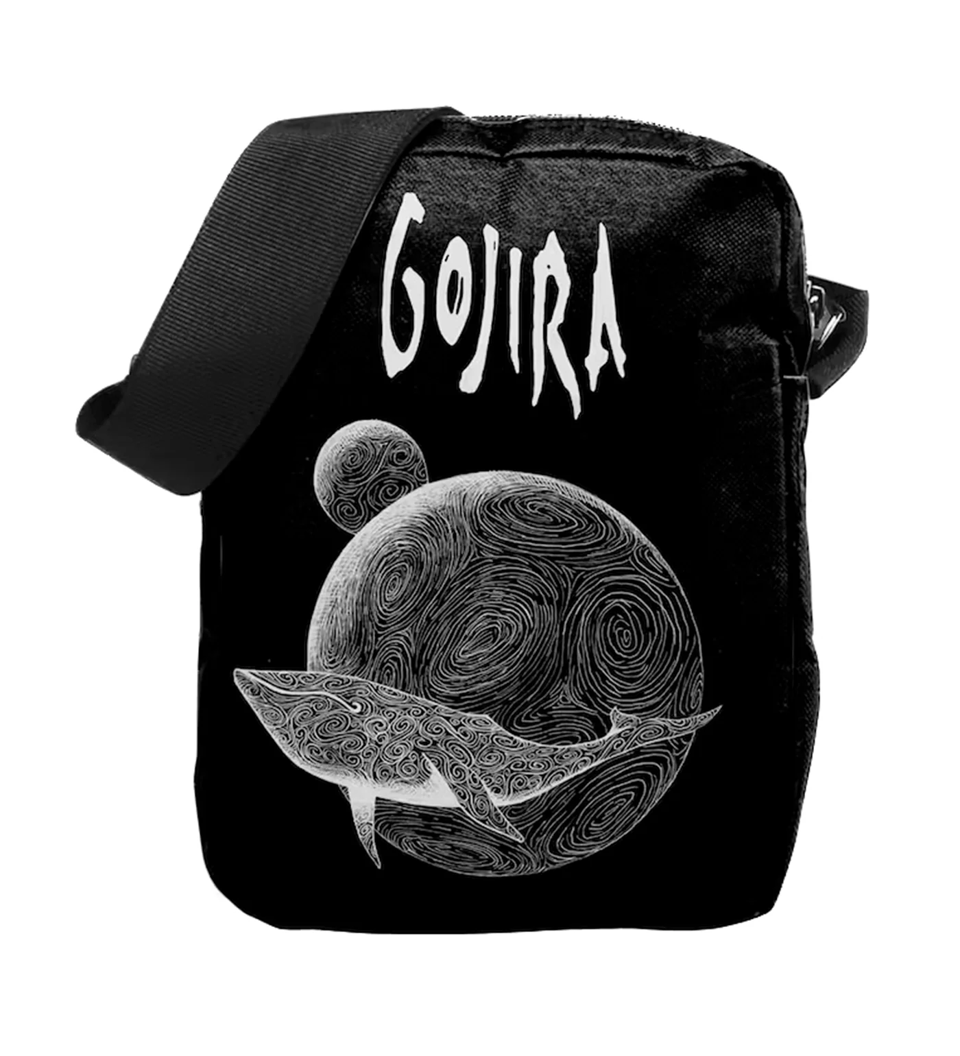 Flying Whale - Crossbody Bag, Black