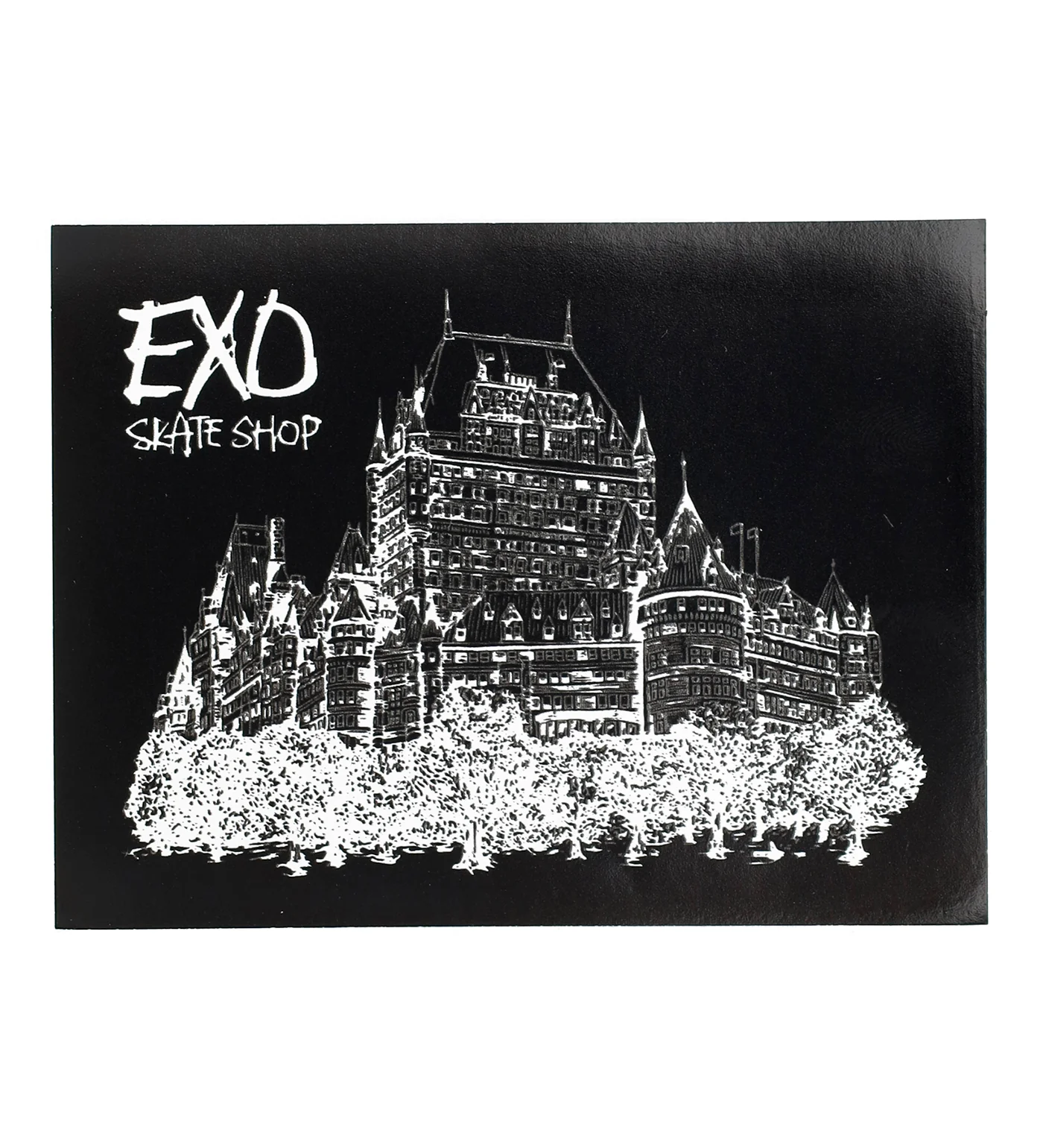 FOS x CASTLE (C), Black/White
