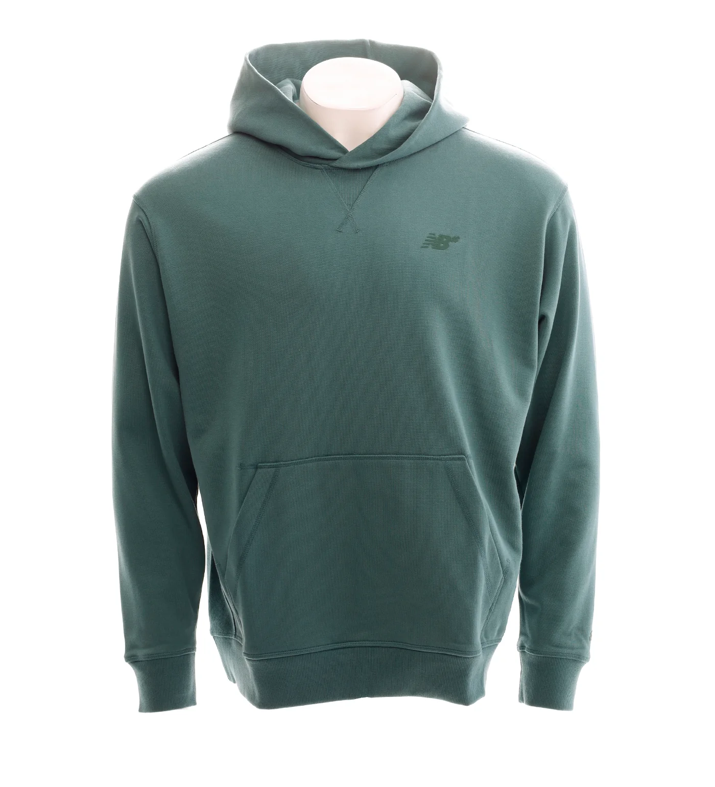 French Terry Logo Hood, Green