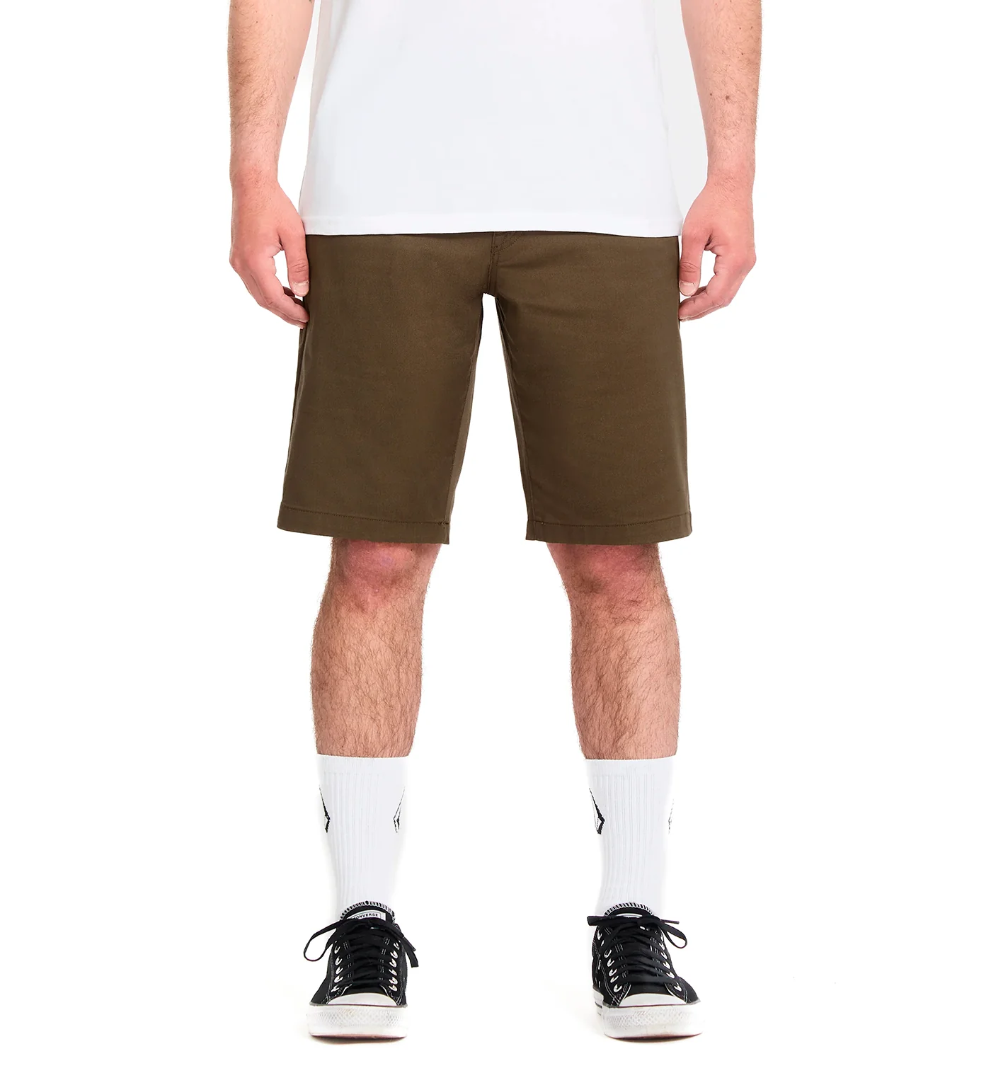 Frickin Modern Stretch Shorts, Sage Leaf - Image 3