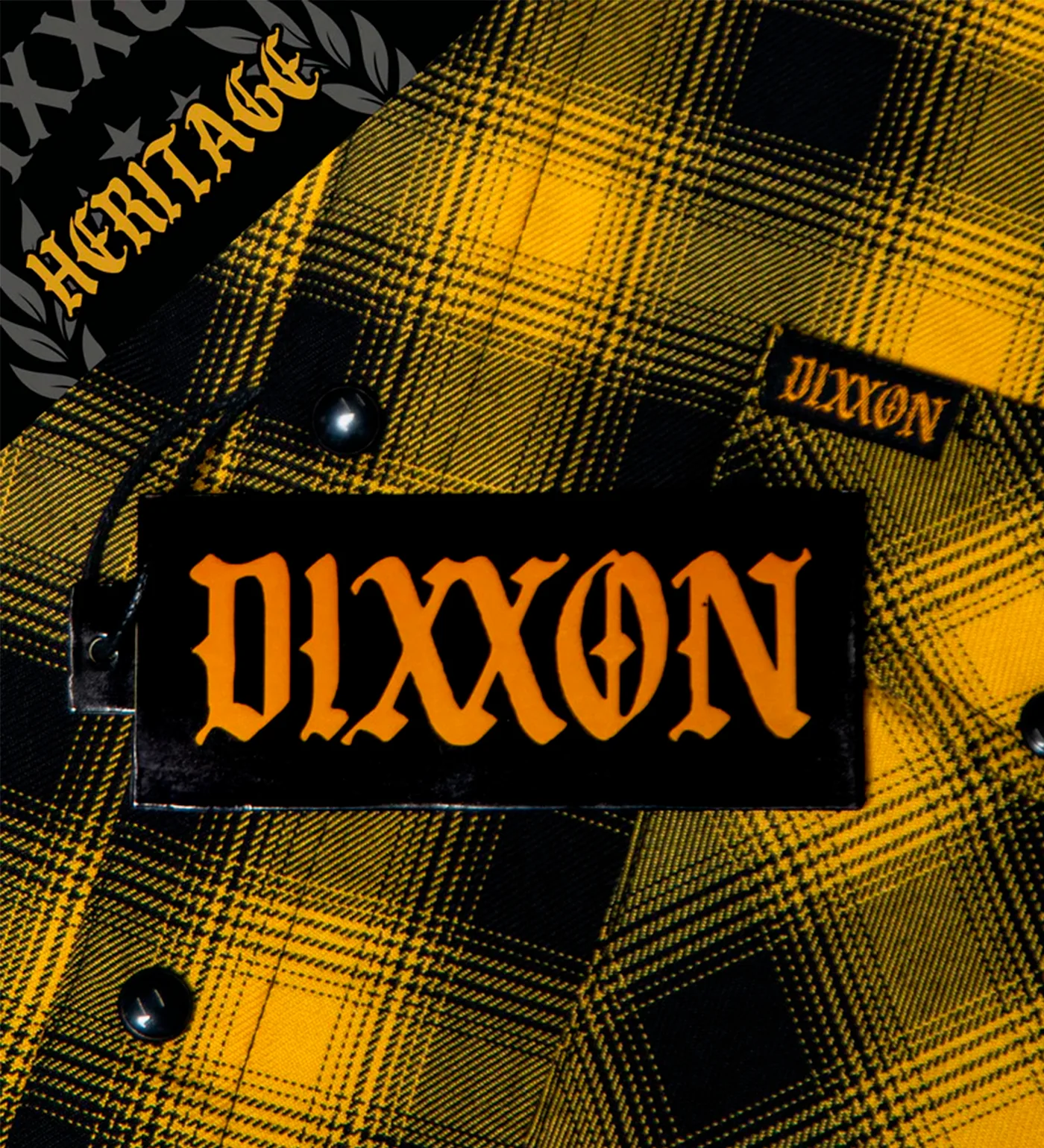 Frisco Heritage Flannel, Yellow/Black - Image 3