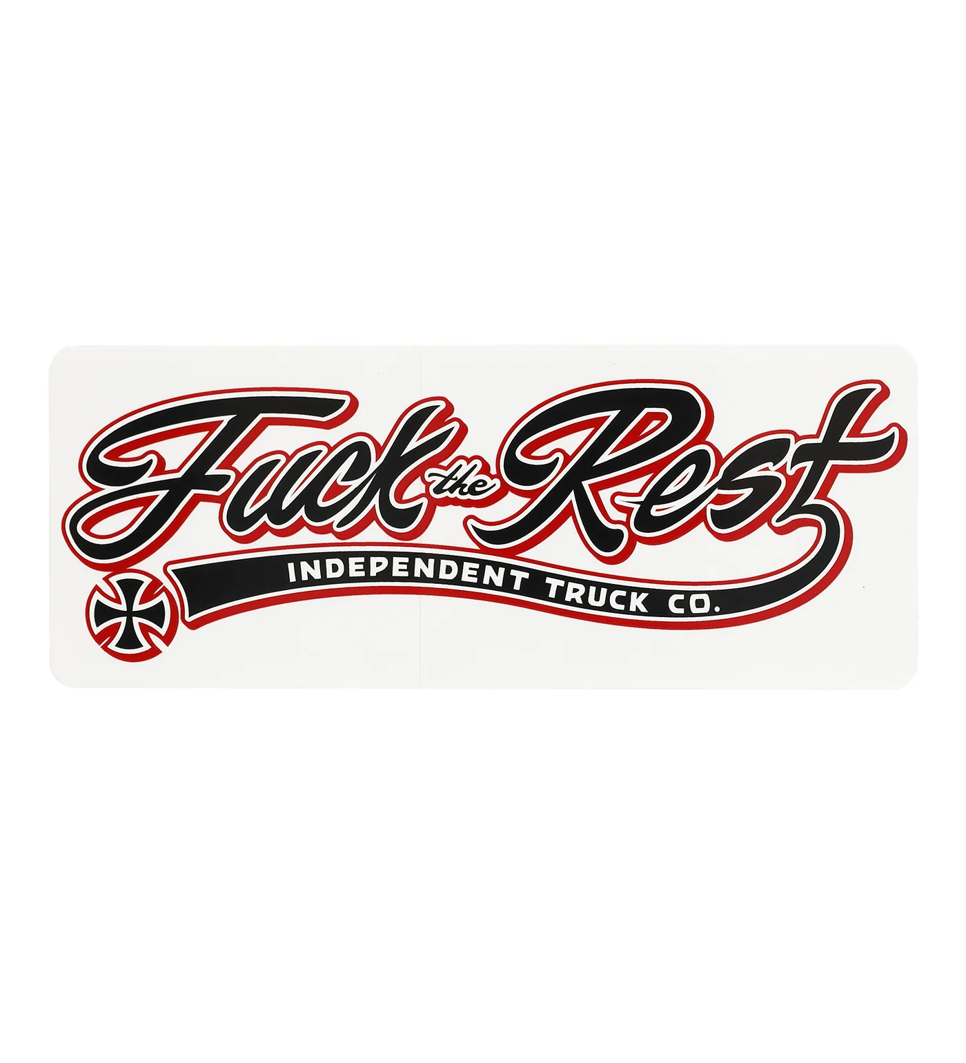 Fuck The Rest, White/Black/Red
