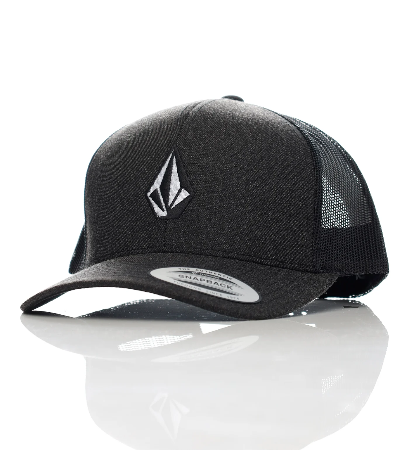 Full Stone Cheese Trucker, Charcoal Heather