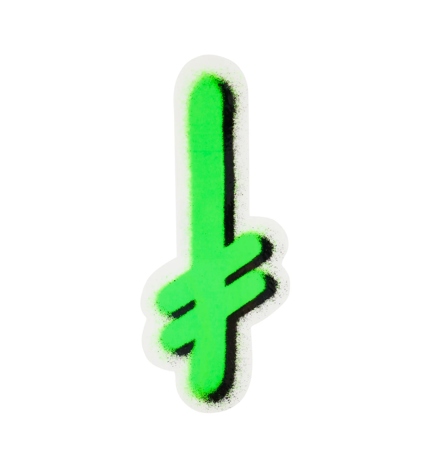 Gang Logo, Neon Green/Black