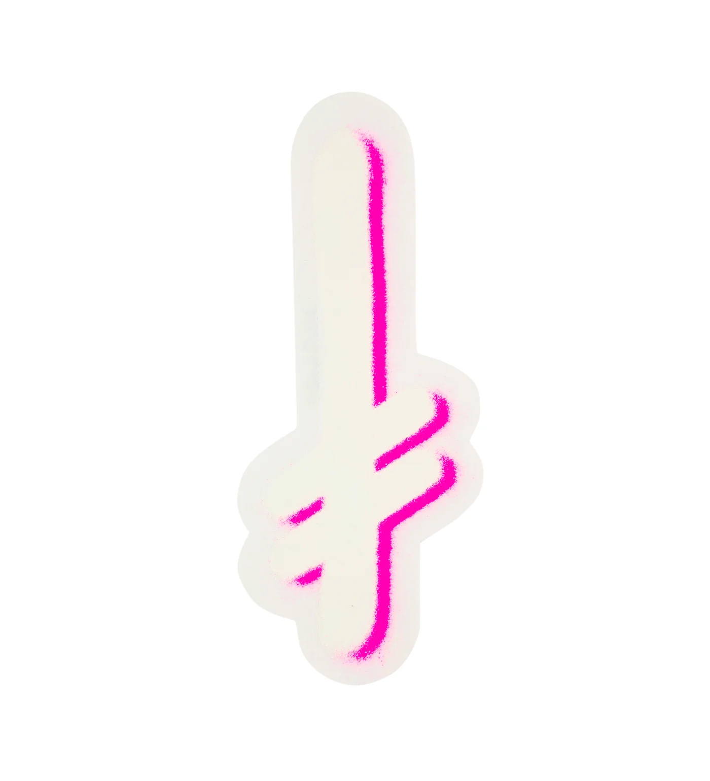 Gang Logo, White/Pink