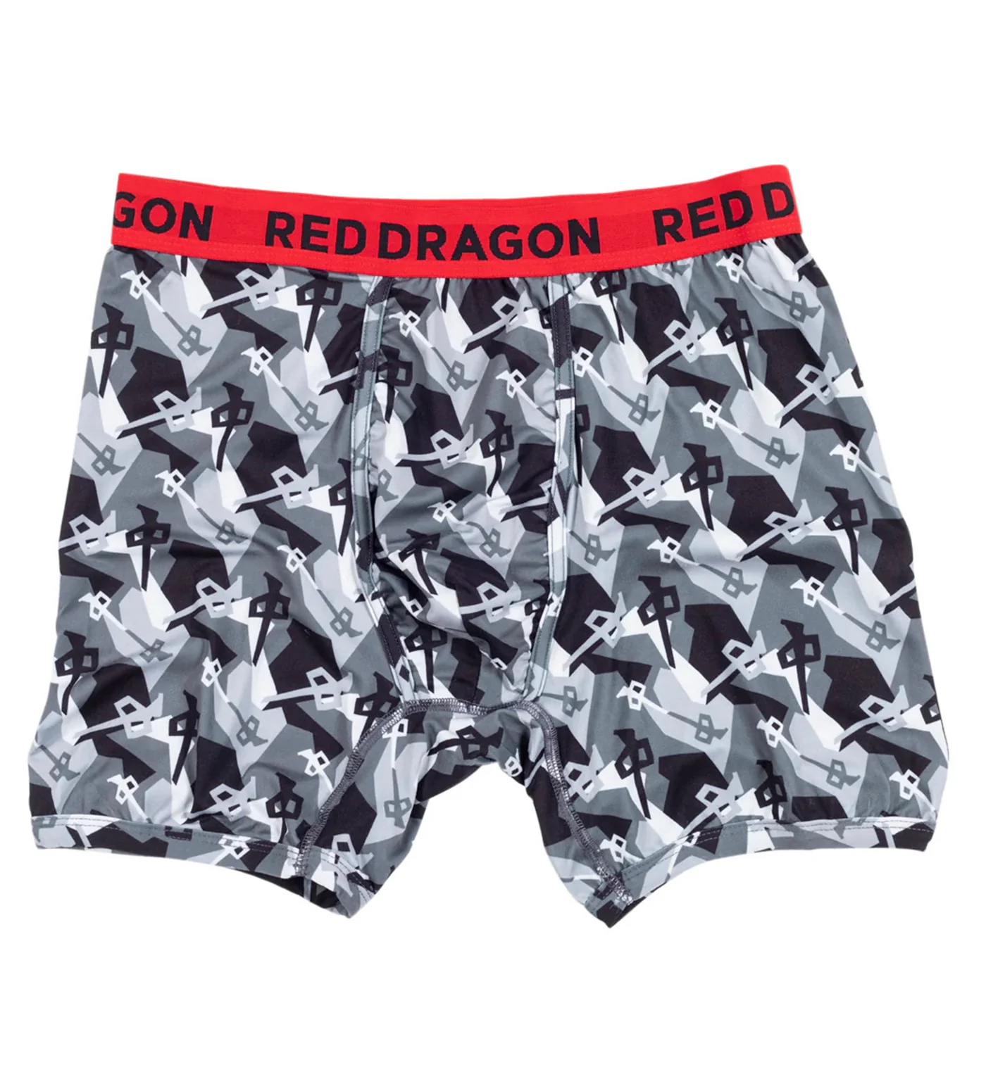 Geo Camo Briefs, Black/Grey