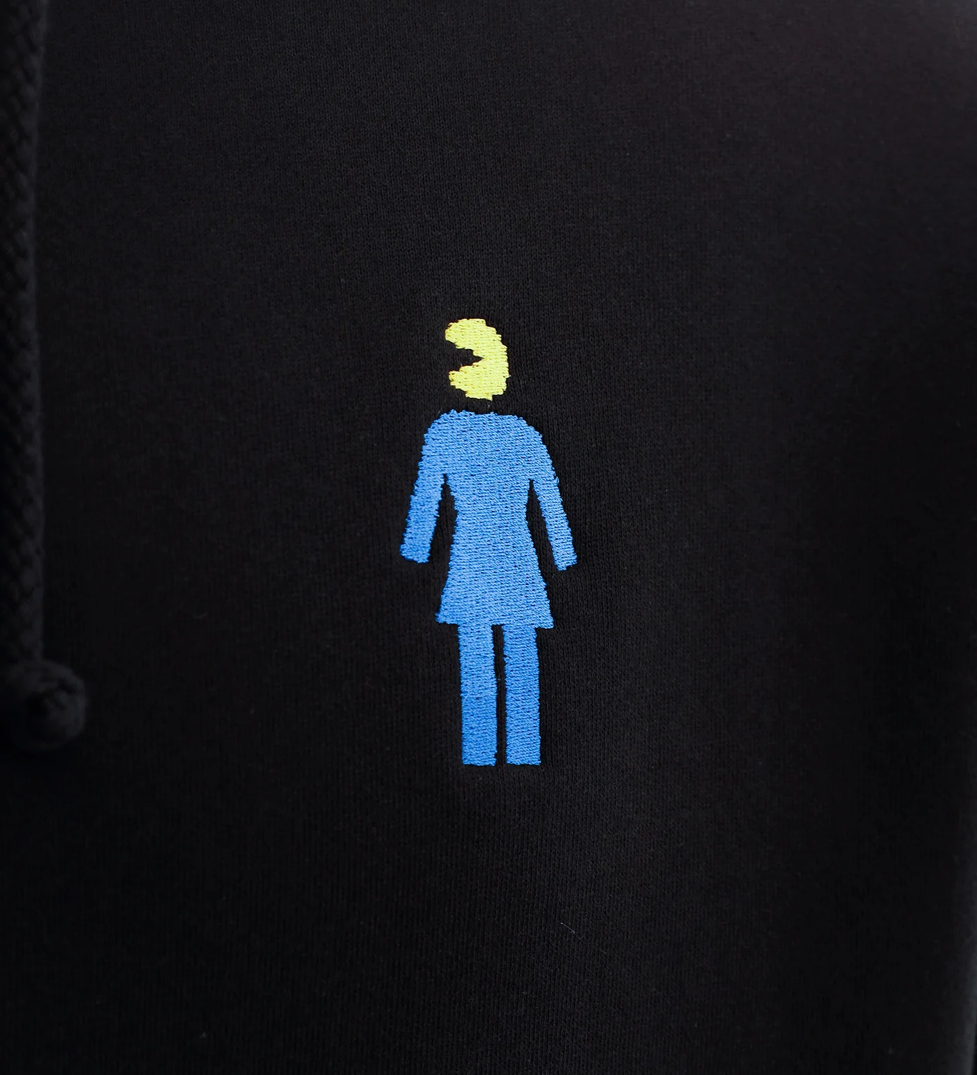 Ghost Sleeve Embroidered, Black - Image 3