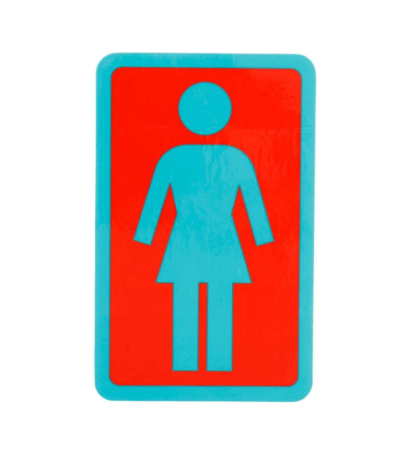OG Logo Large, Turquoise / Red