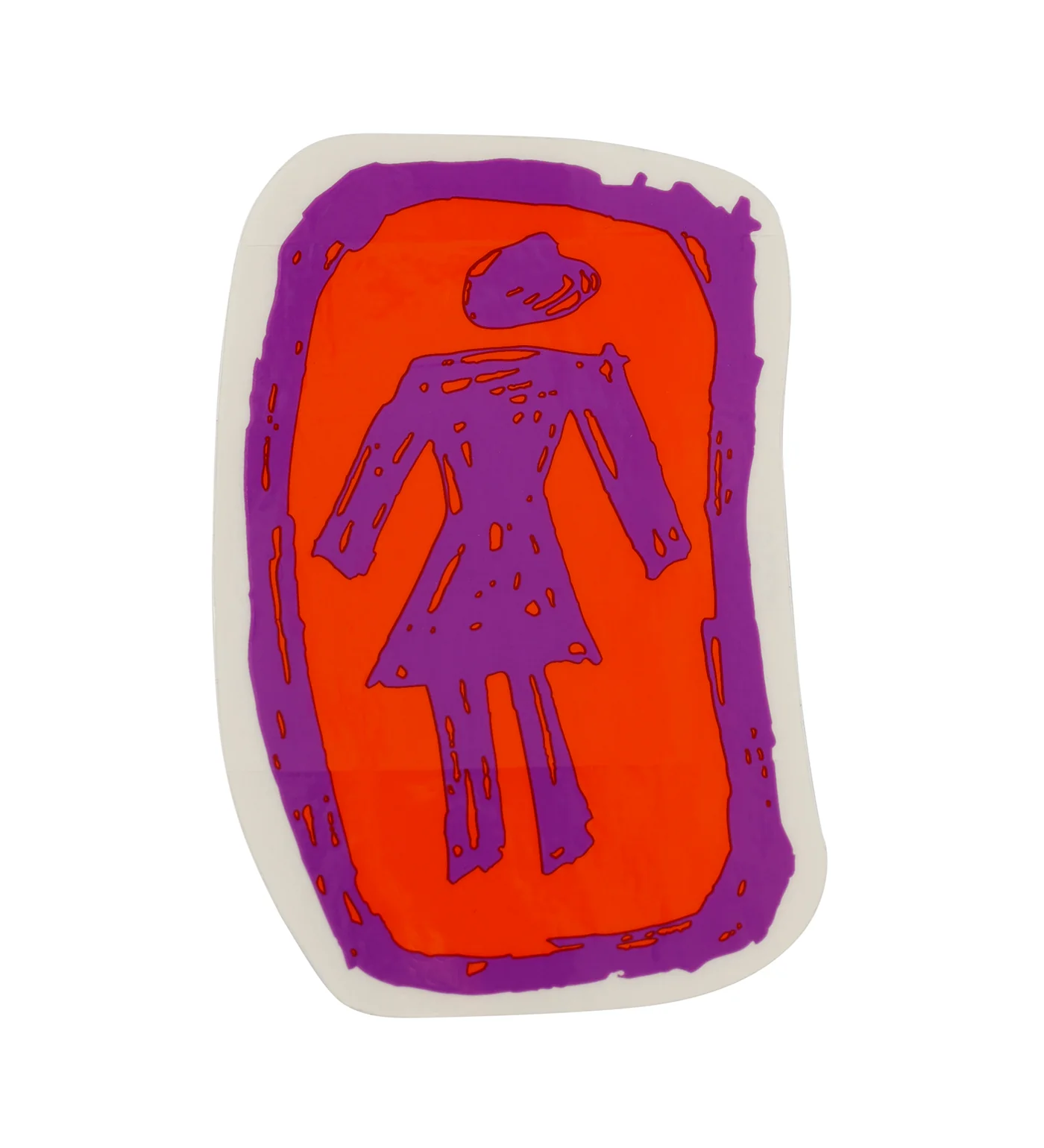 Scratch Logo Large, Purple / Orange