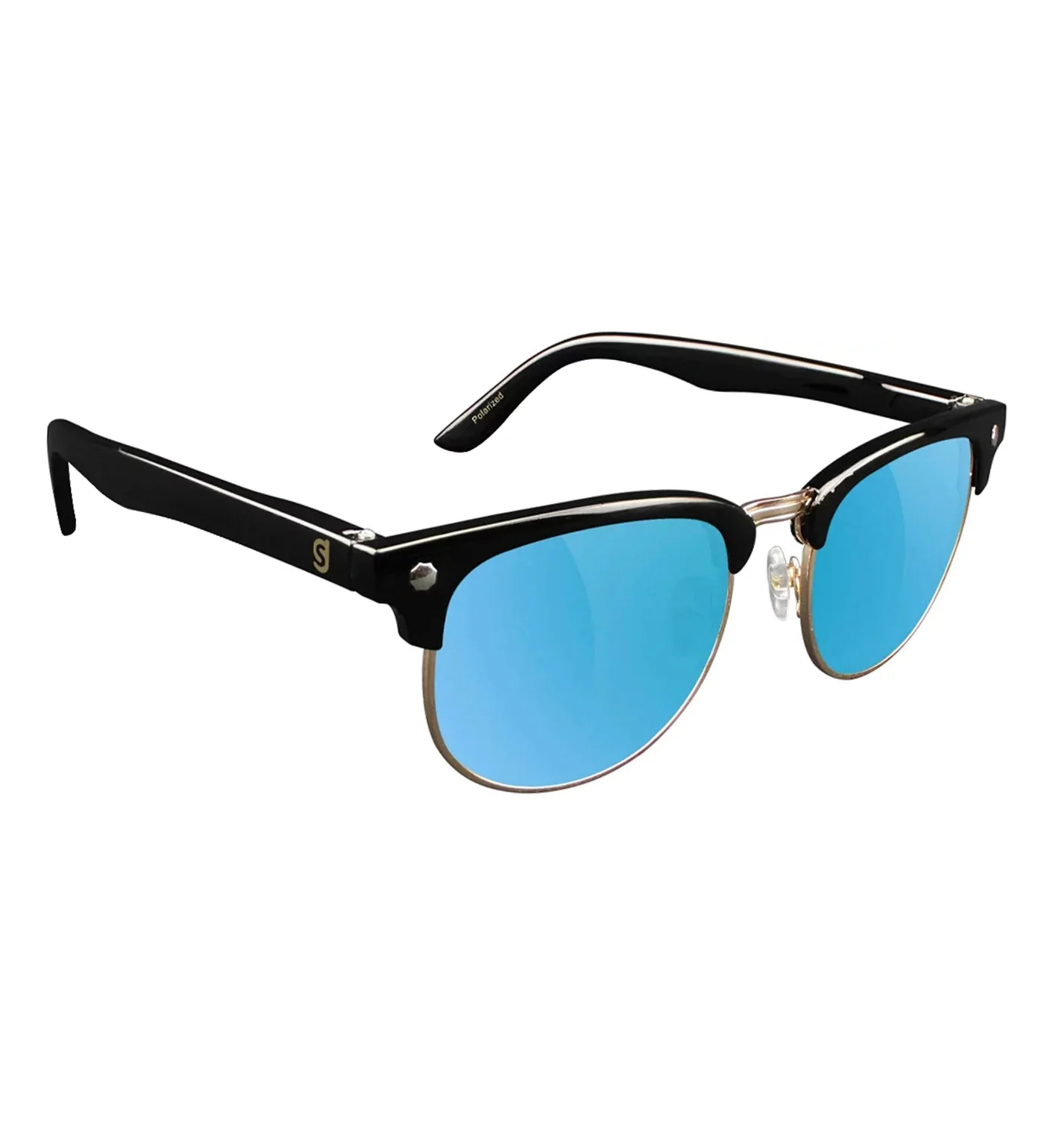 Morrison Polarized, Black/Blue Mirror