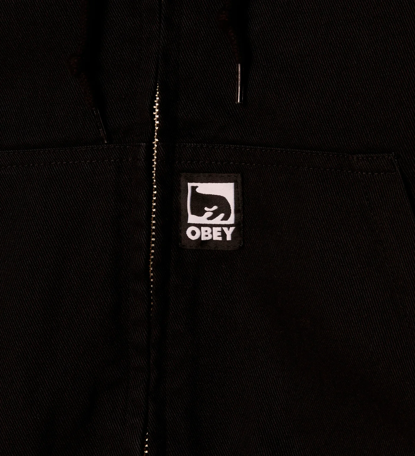 Glen Zip-Up, Black Faded Wash - Image 3