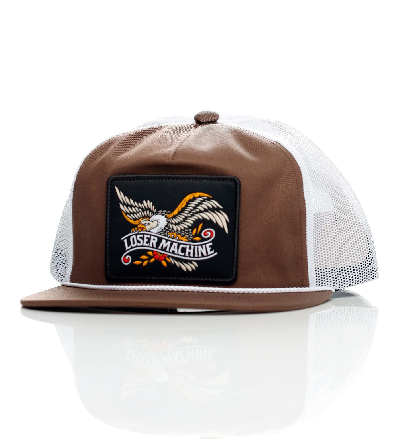 Glory Patch Trucker, Brown/White