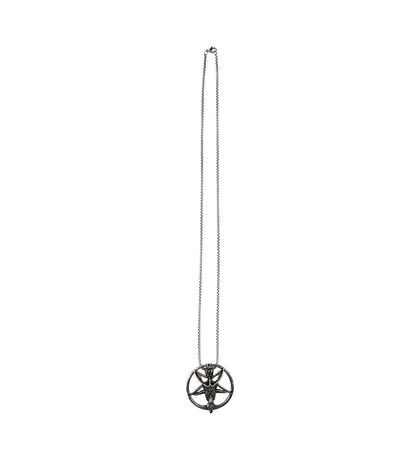 Goat Pentagram, Silver (2C) - Image 3