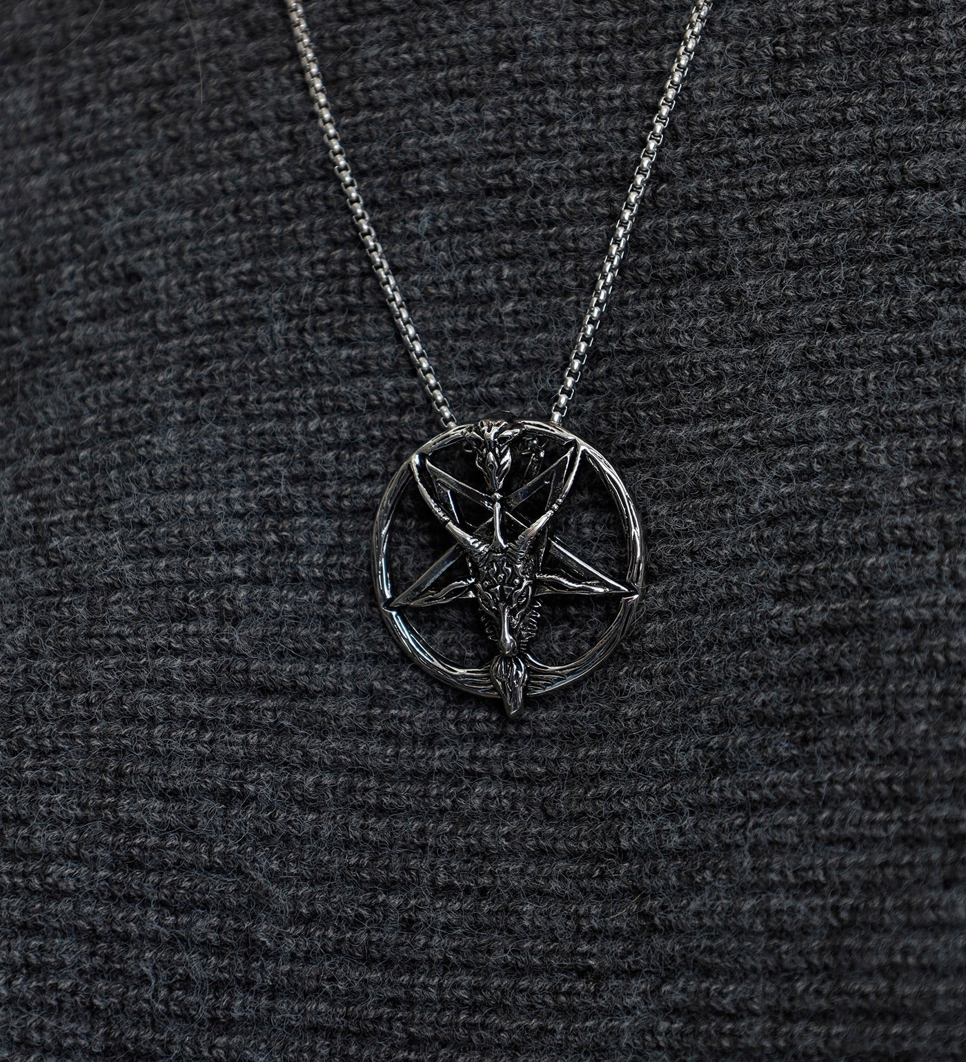 Goat Pentagram, Silver (2C) - Image 5