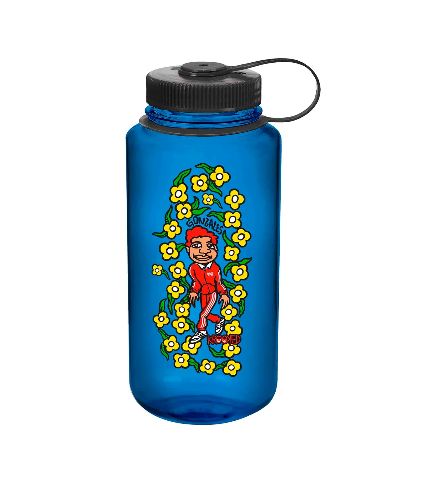 Gonz Sweatpants Water Bottle, Blue
