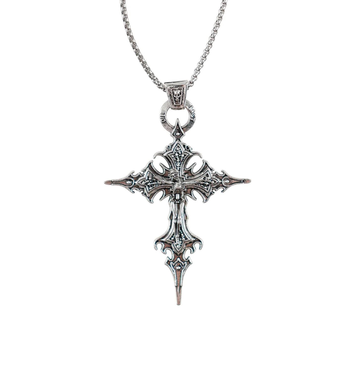 Gothic Nail Cross, Silver(2A)