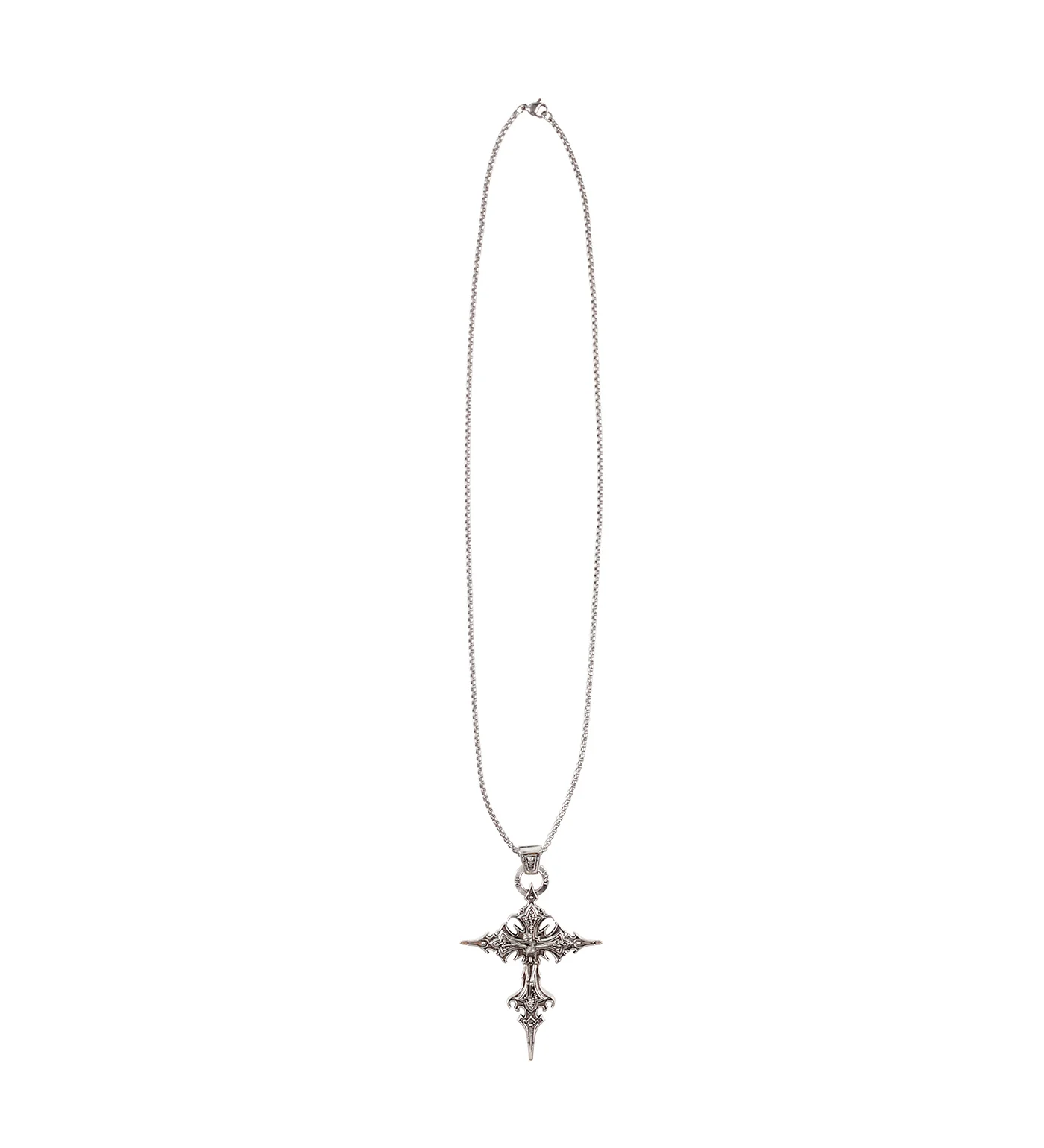 Gothic Nail Cross, Silver(2A) - Image 2