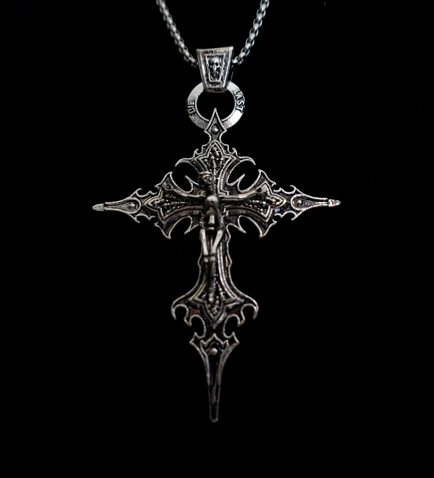 Gothic Nail Cross, Silver(2A) - Image 5