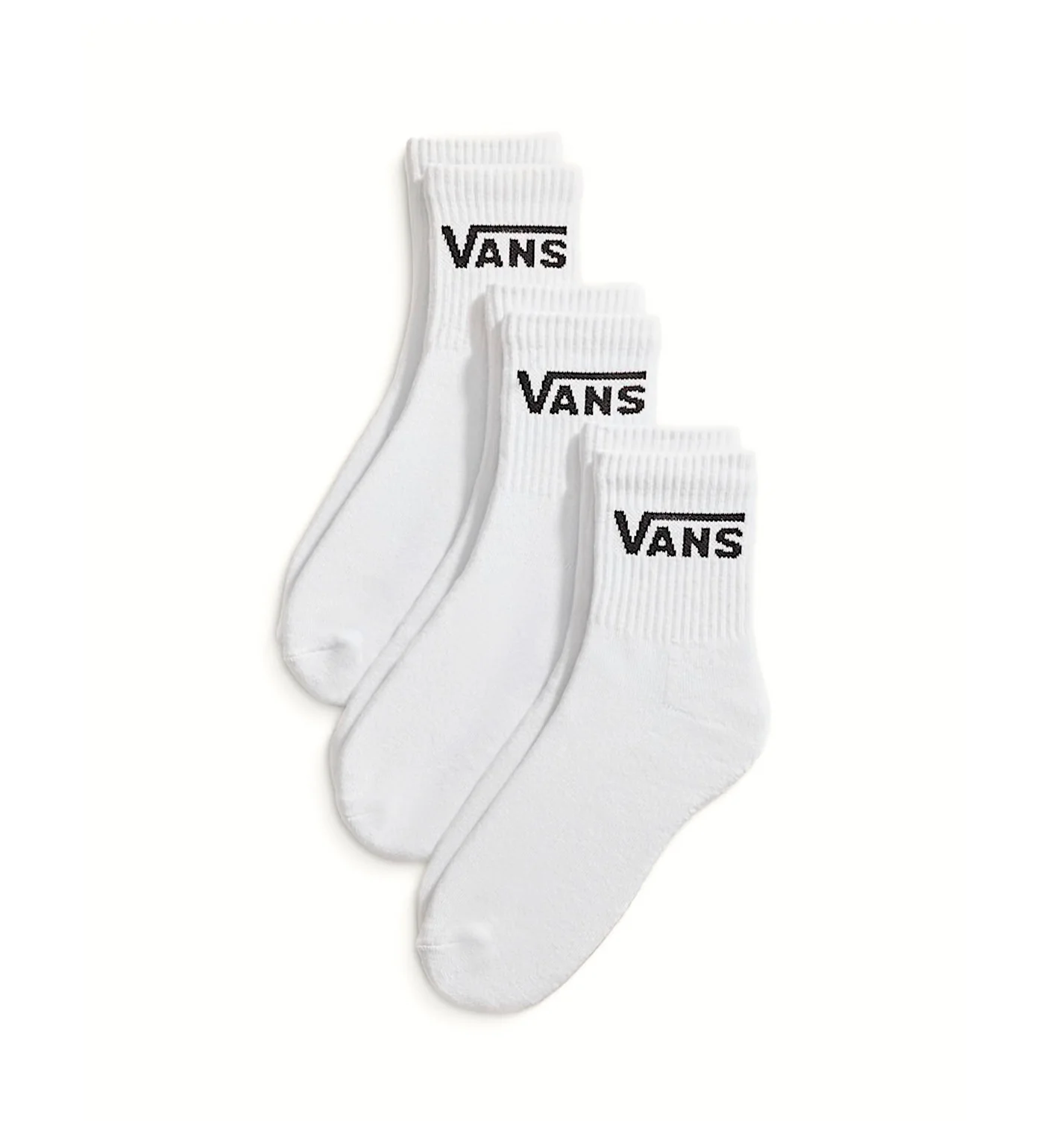 Half Crew 3 Pack, White