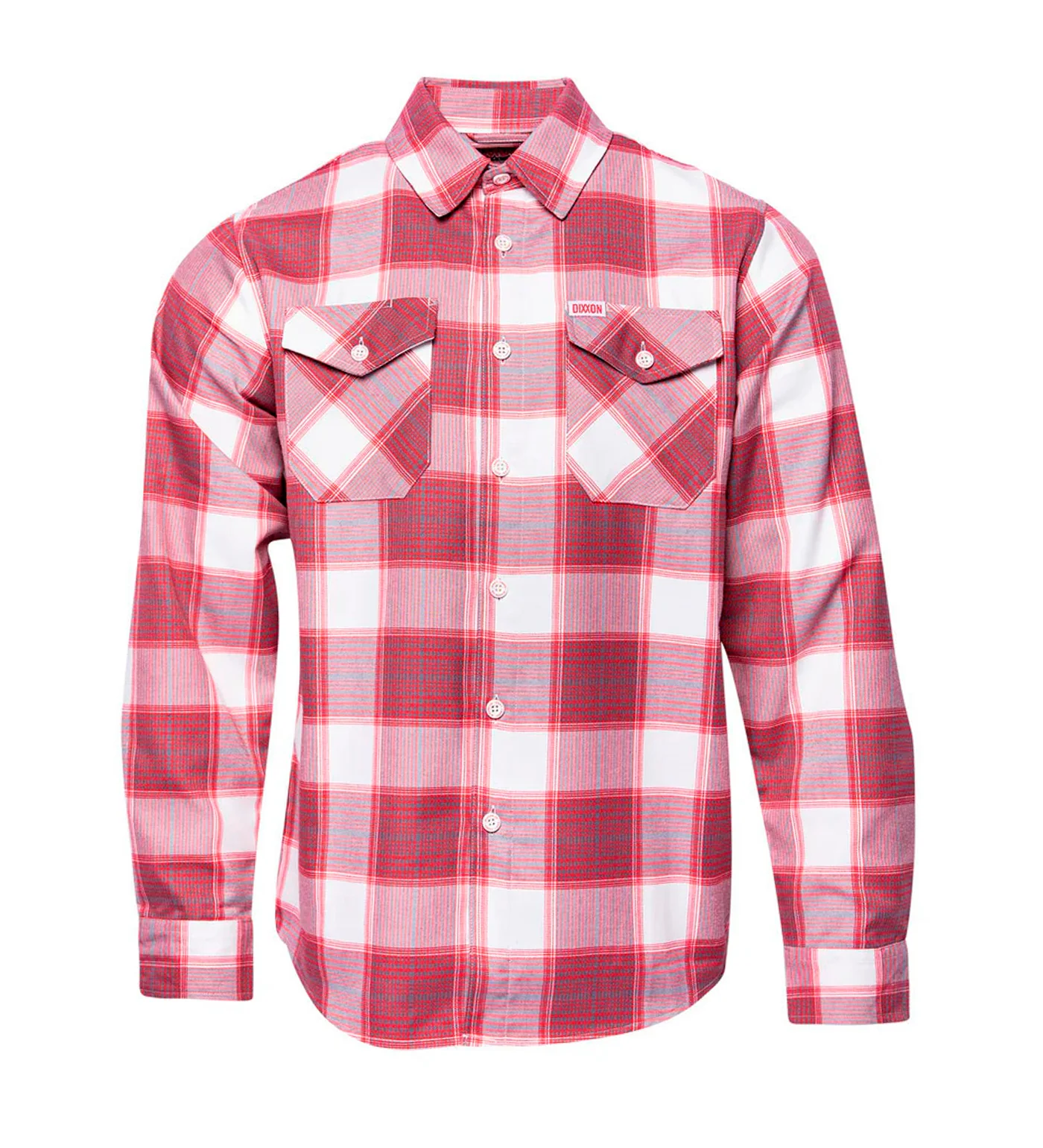 Happy Land Flannel, Brown/White