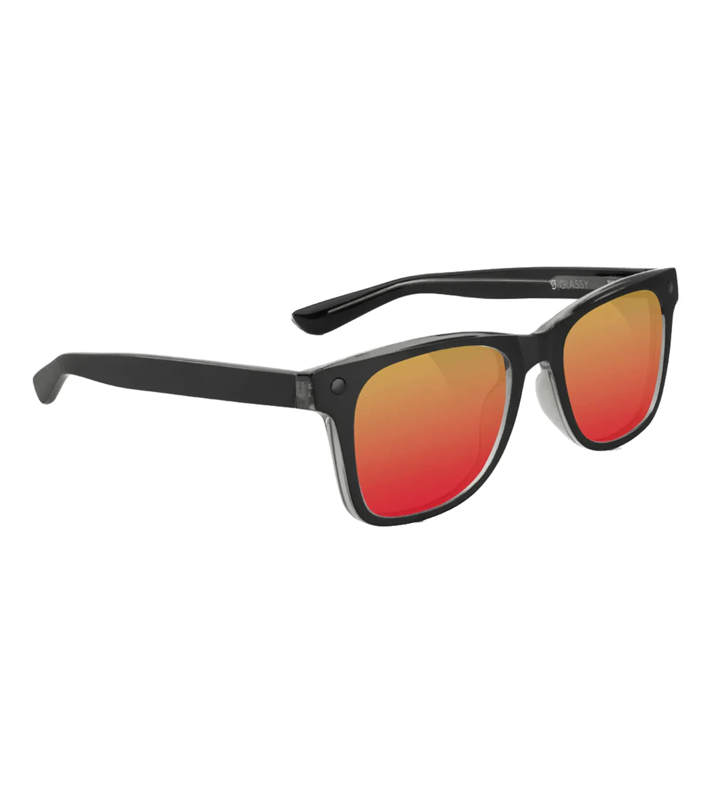 Harper Premium Polarized, Matte Blackout/Red Mirror