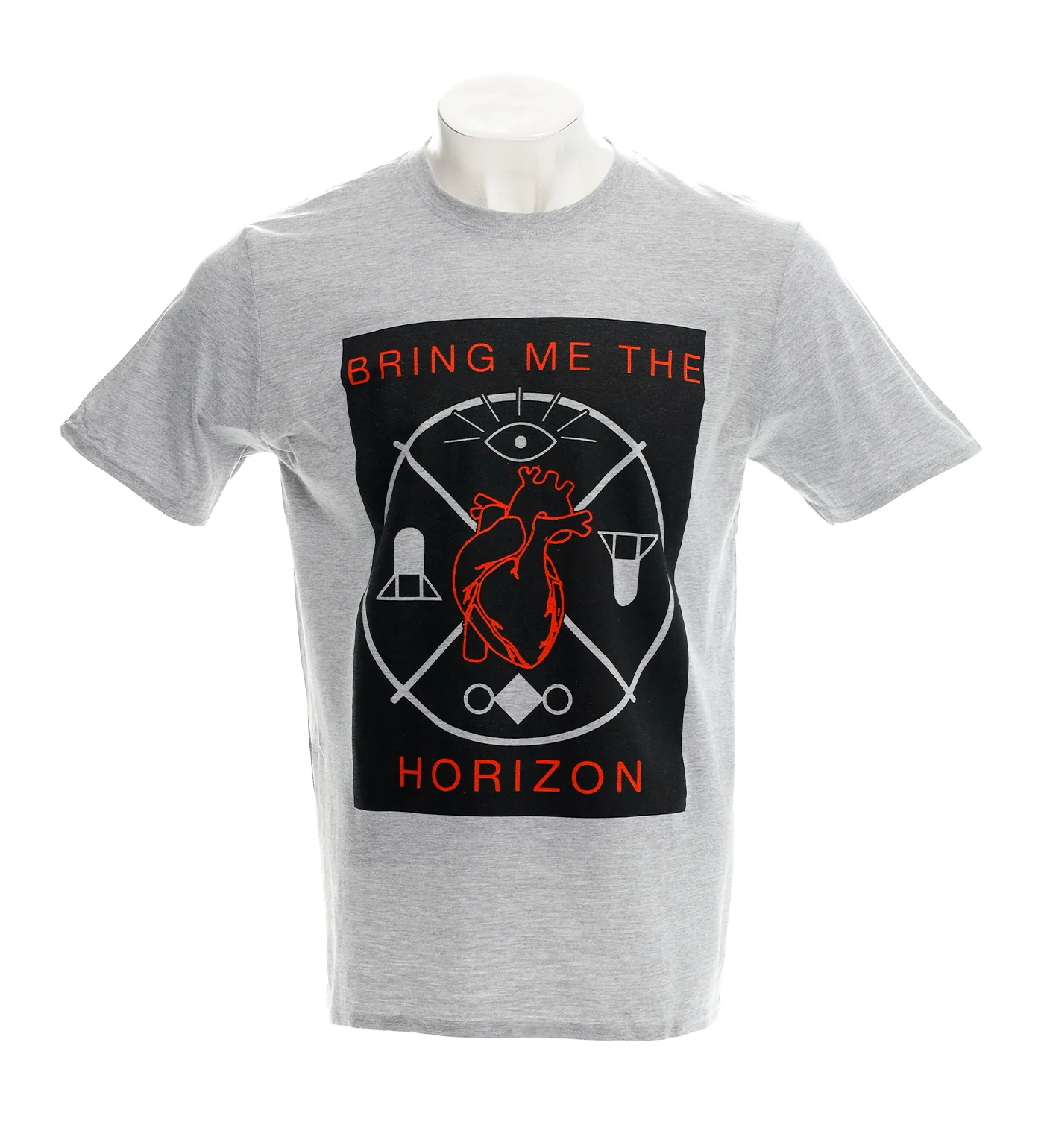 Heart & symbols, Athletic Grey