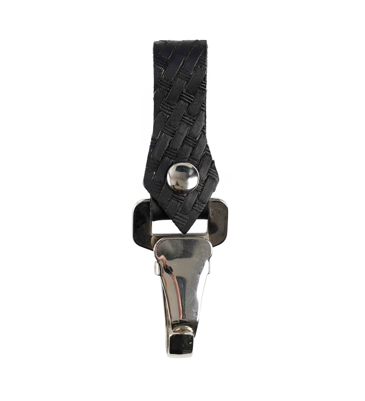 Heavy Key Fob Basketweave, Black