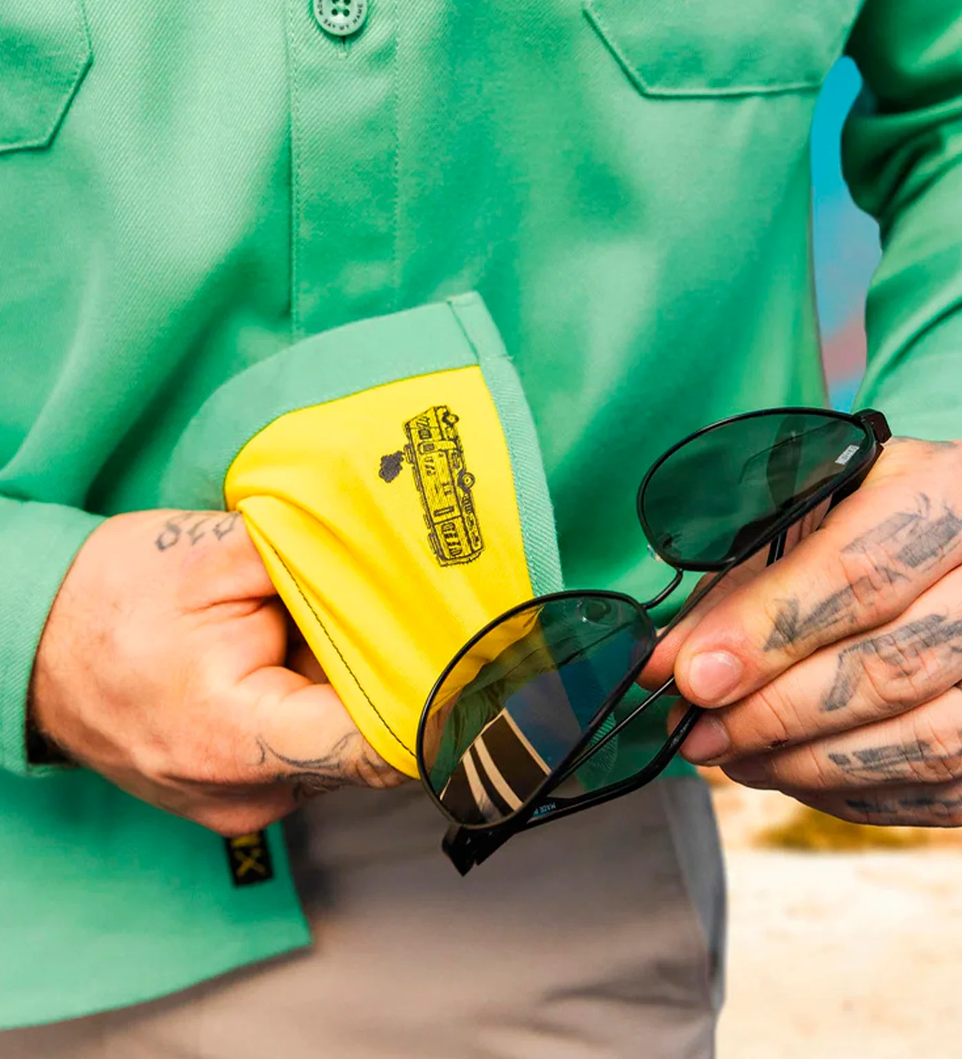 Heisenberg Flannel, Green - Image 4