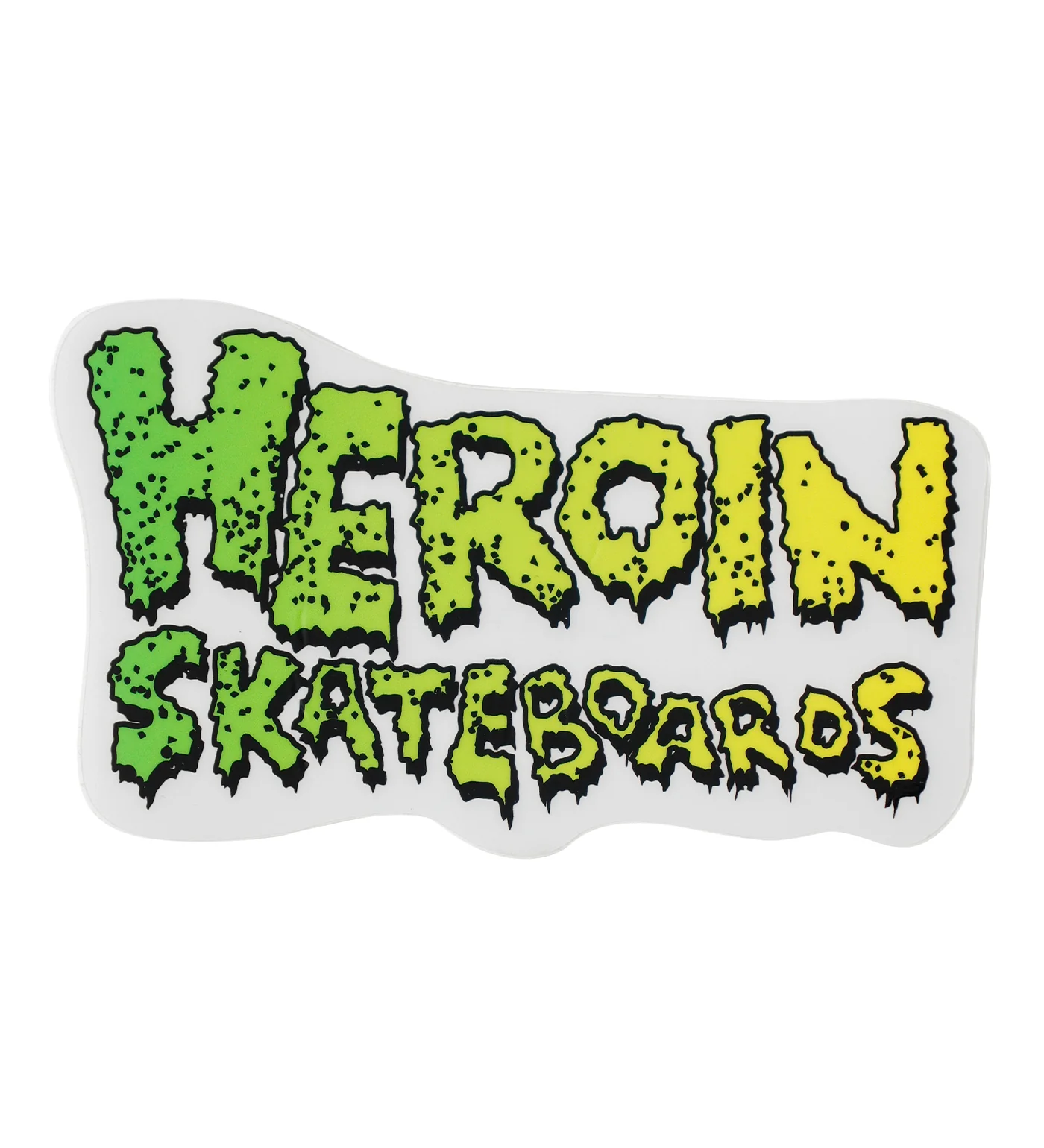 Heroin Script, Green/Transparent