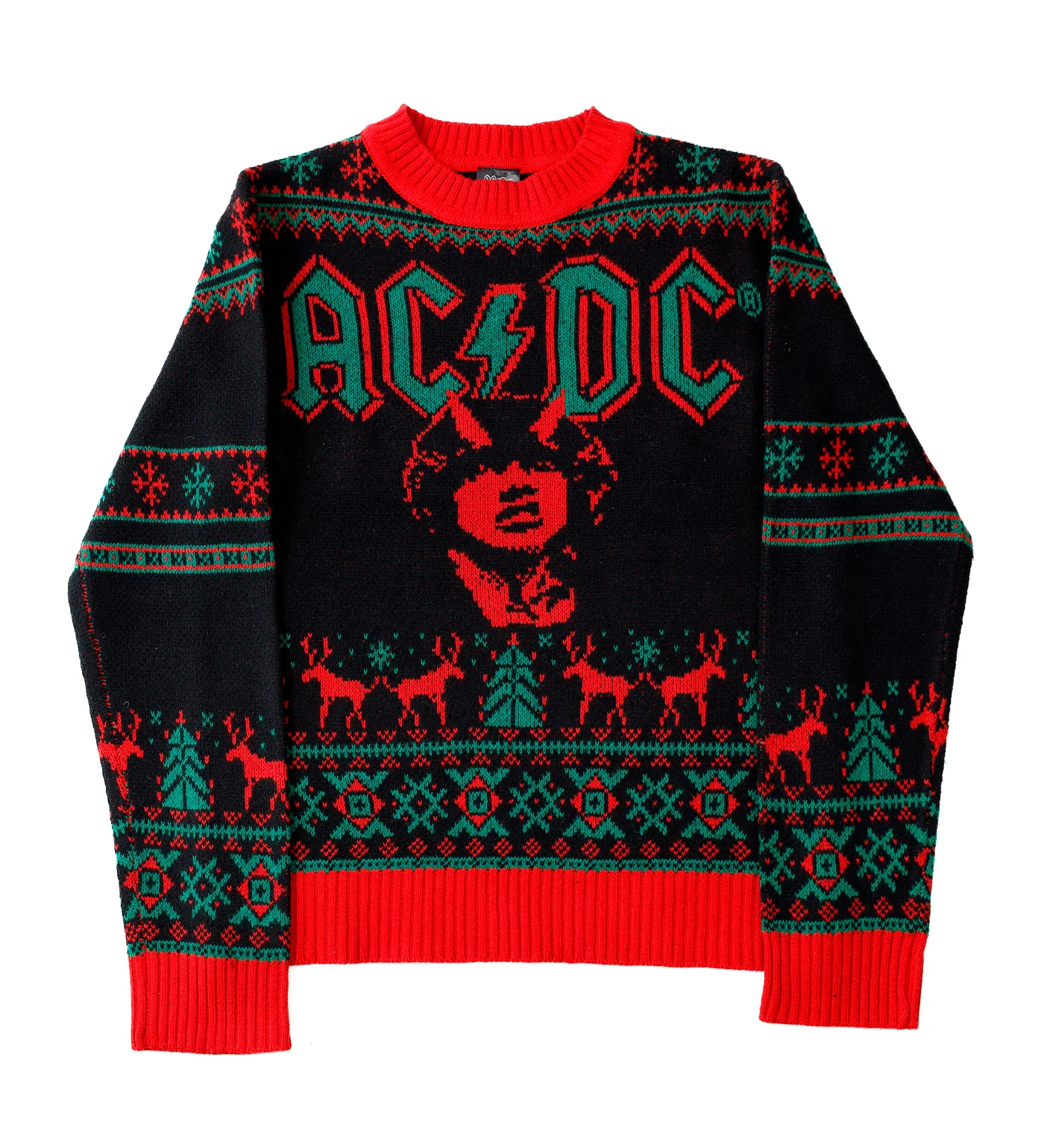 Highway To Hell Ugly XMas Sweater, Black