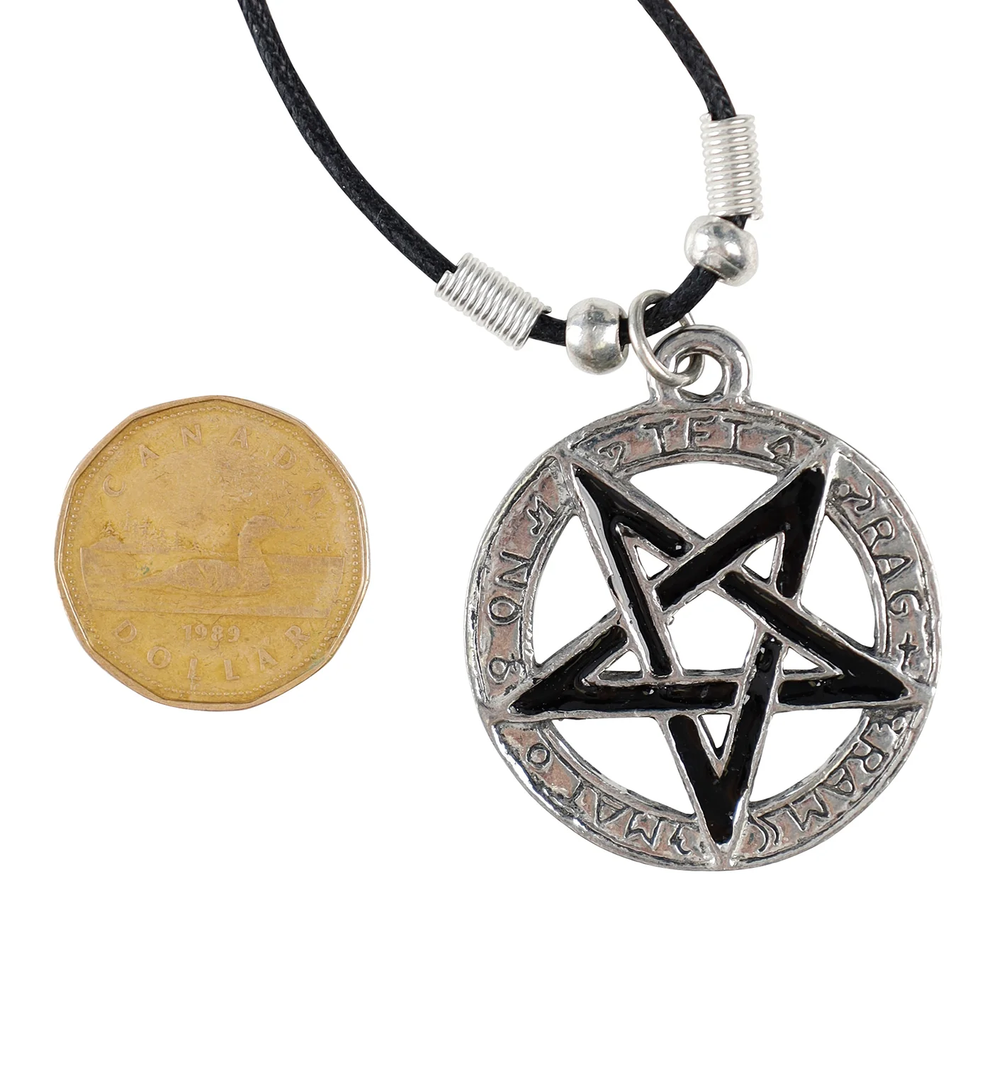 Hollow Pentagram (2C), Silver/Black - Image 2
