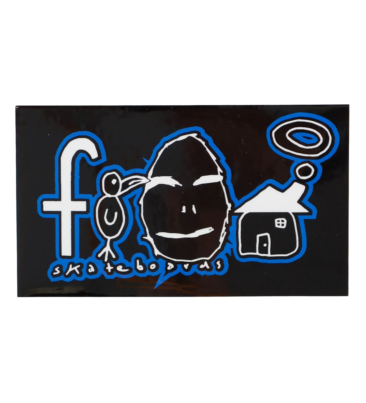 Home Sweet Egg, Black/White/Blue