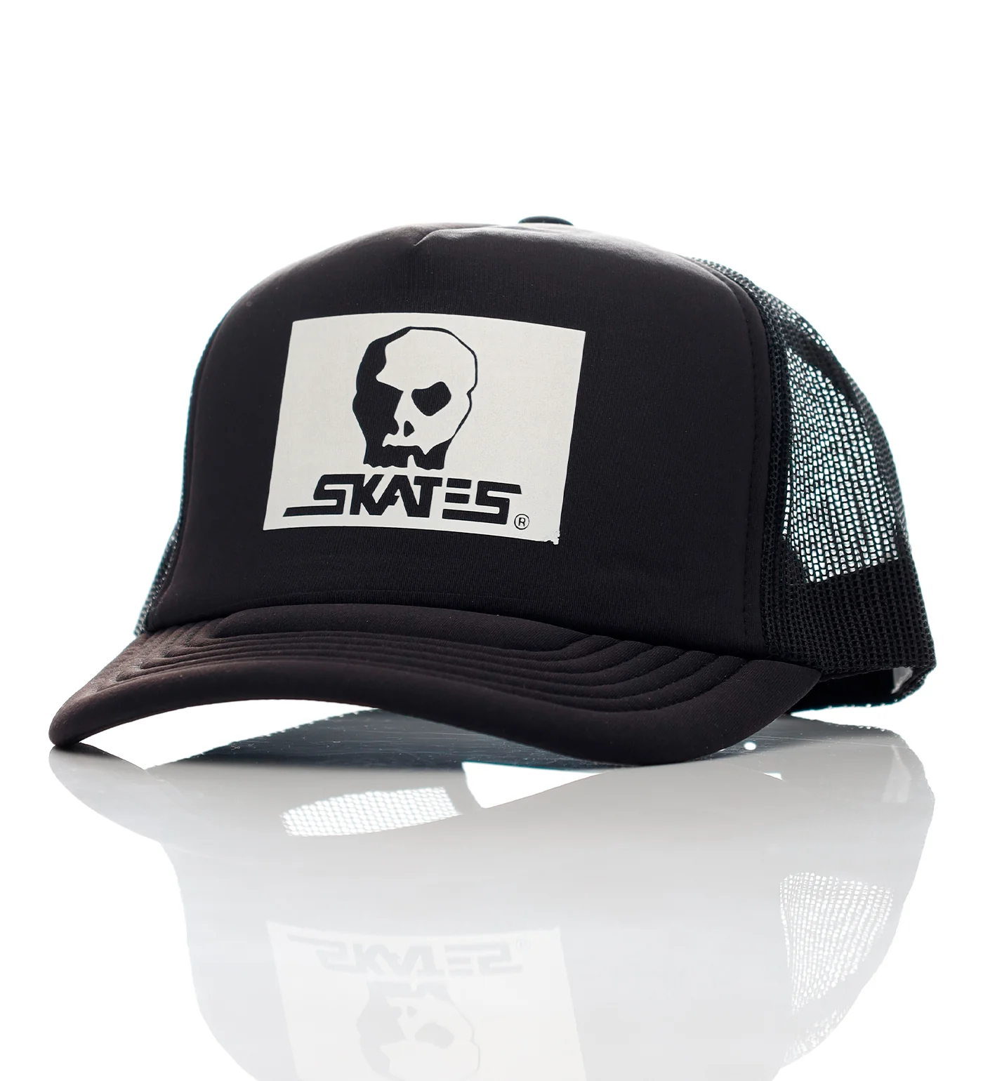 Horse Box Logo Trucker, Black/White