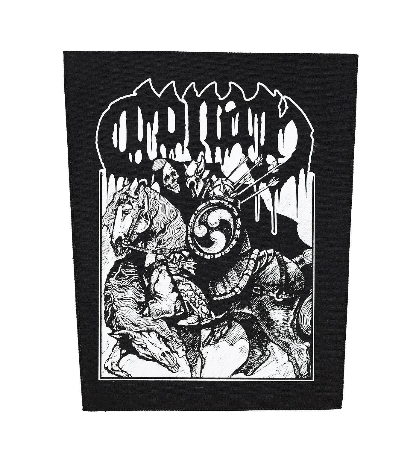 Horseback Battle Hammer Backpatch