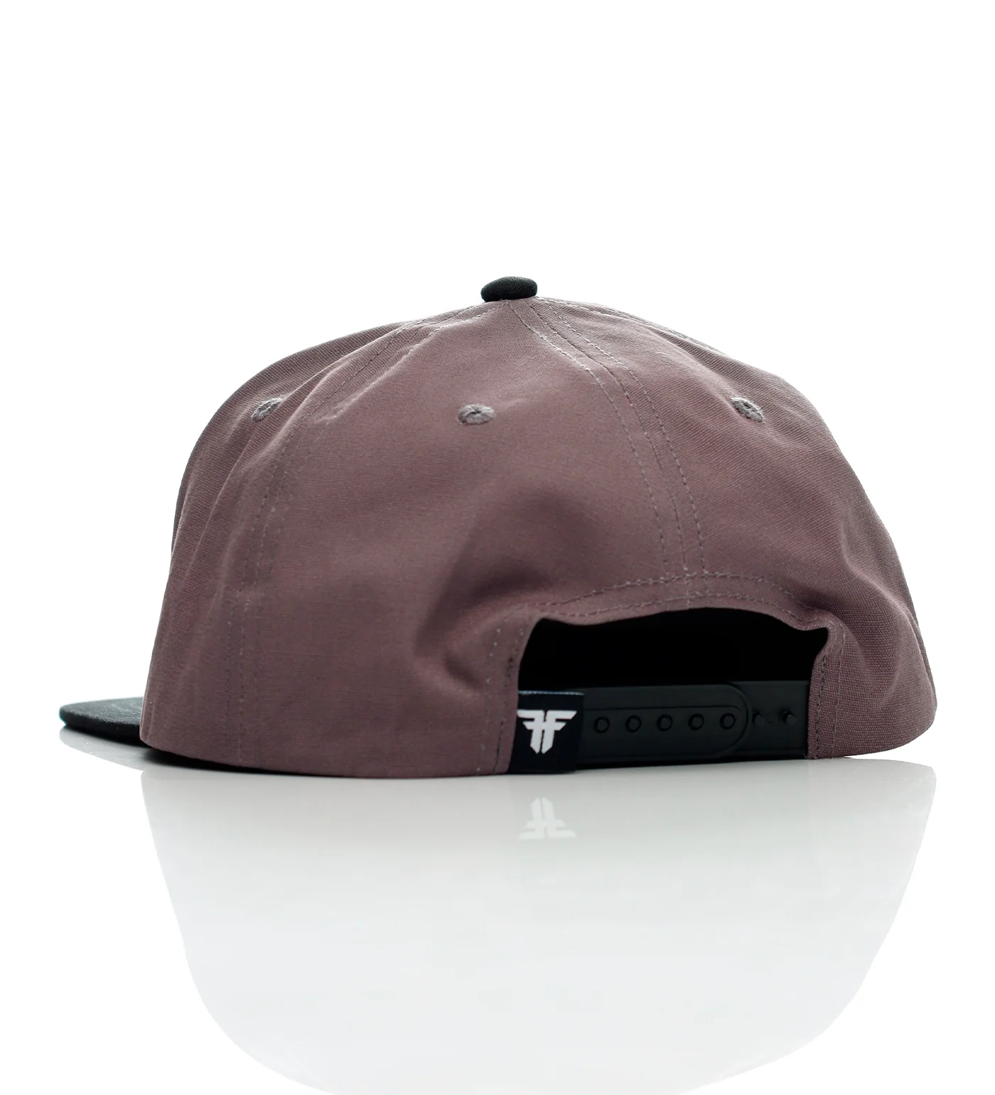 Huanted Flat Snapback, Gray/Black - Image 2