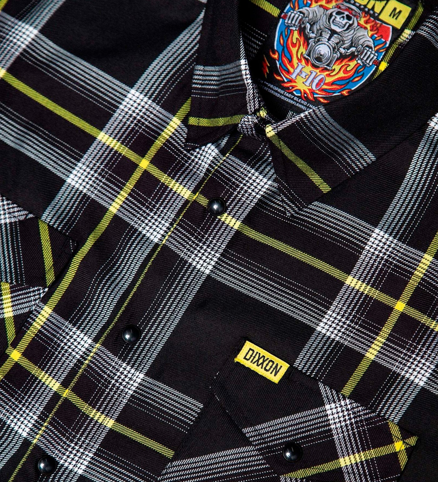 I-10 Flannel, Black/Yellow - Image 2