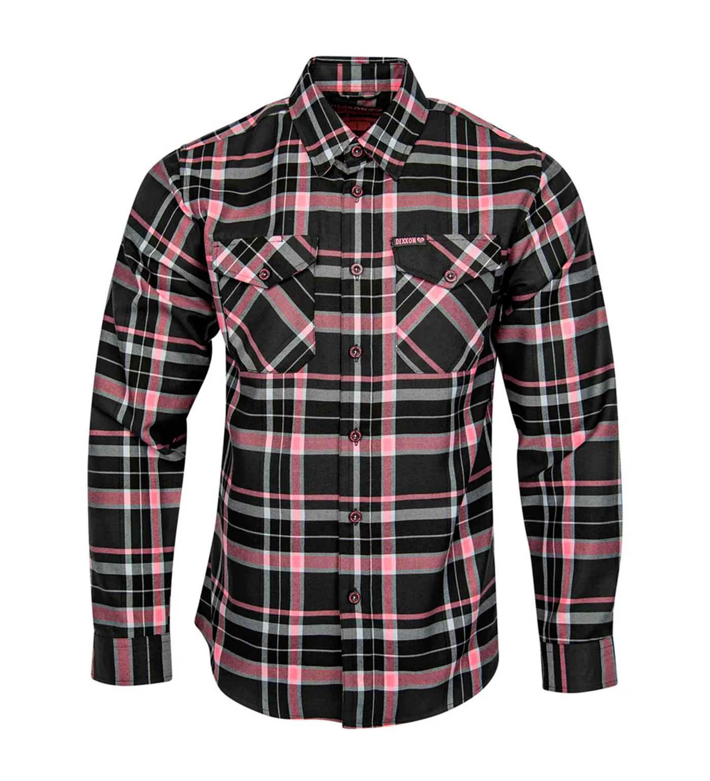 I Love Boobies 2025 Flannel, Black/Pink