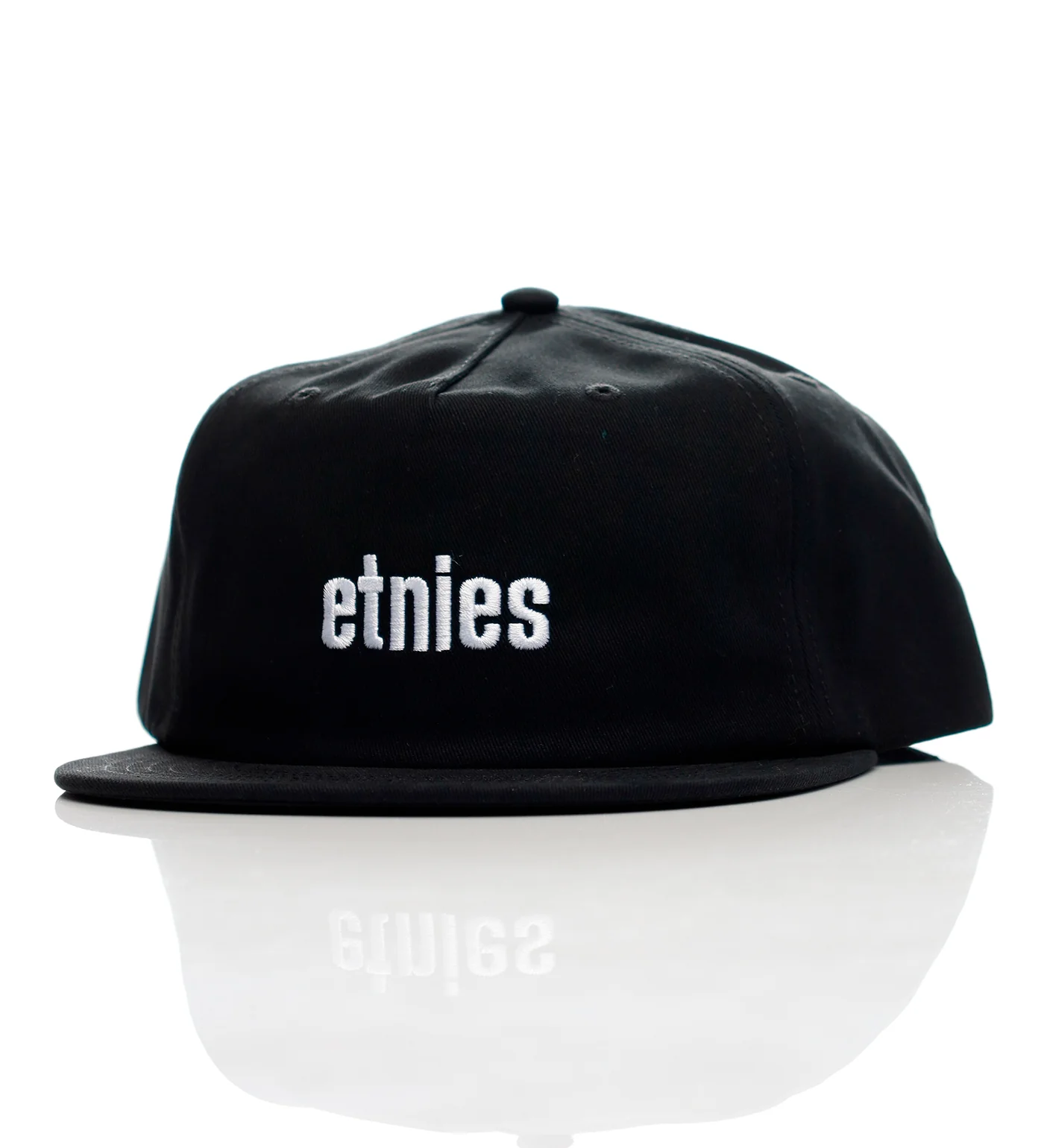 Icon Embroidery Snapback, Black/White