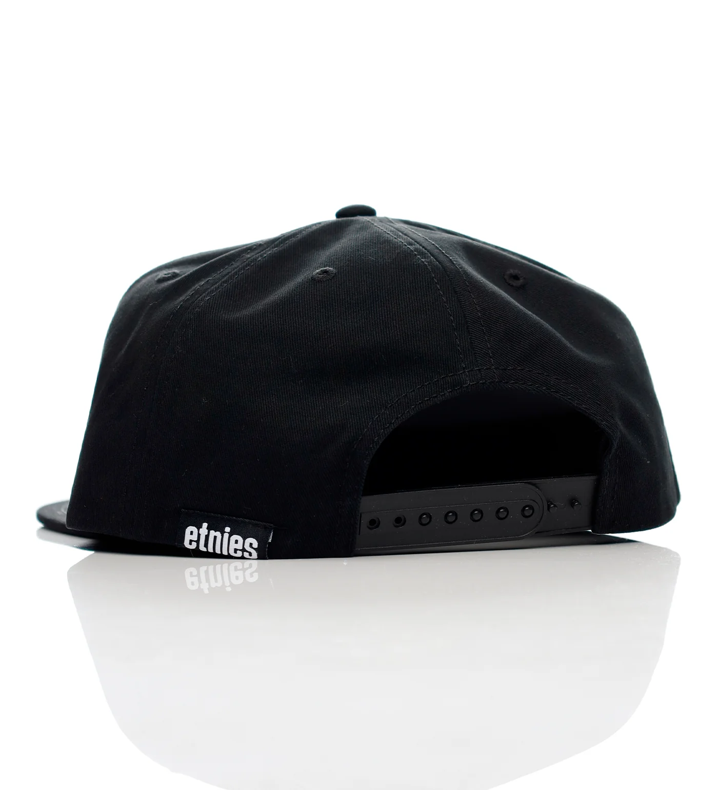 Icon Embroidery Snapback, Black/White - Image 2
