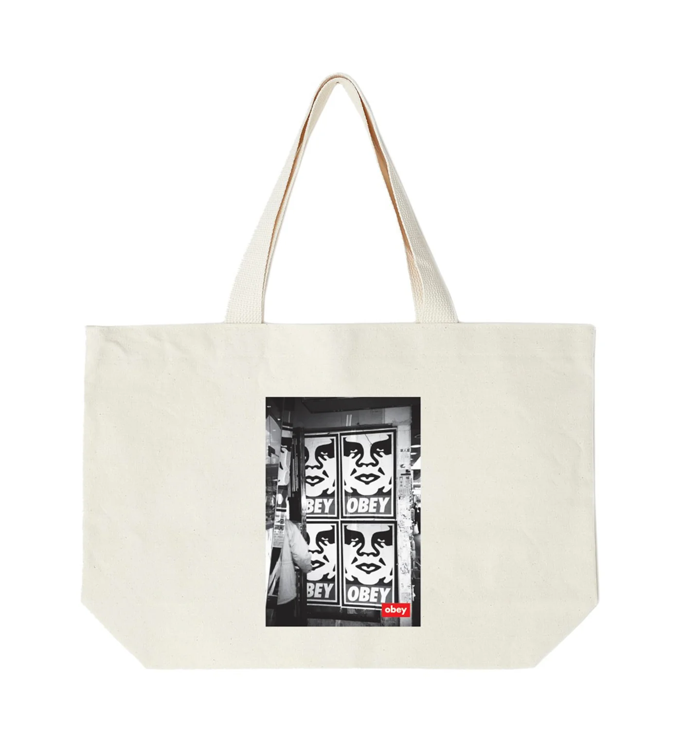 Icon Photo Tote Bag, Cream
