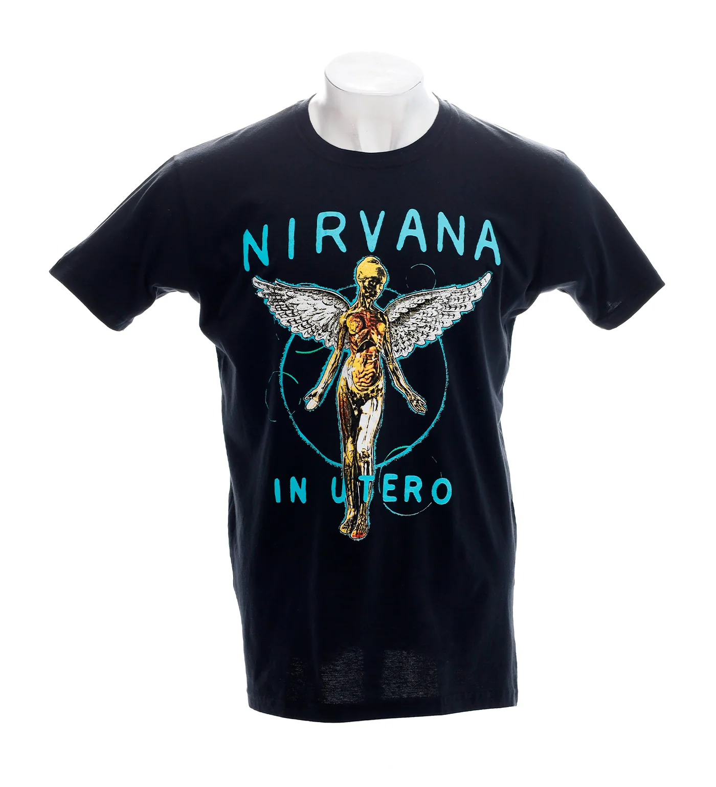 In Utero Neon Blue, Carbon Wash Black