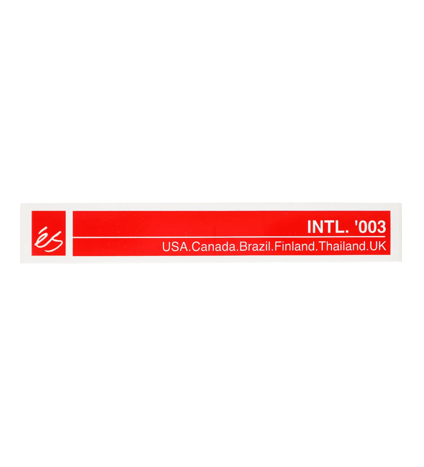 INTL. '003, Red/White
